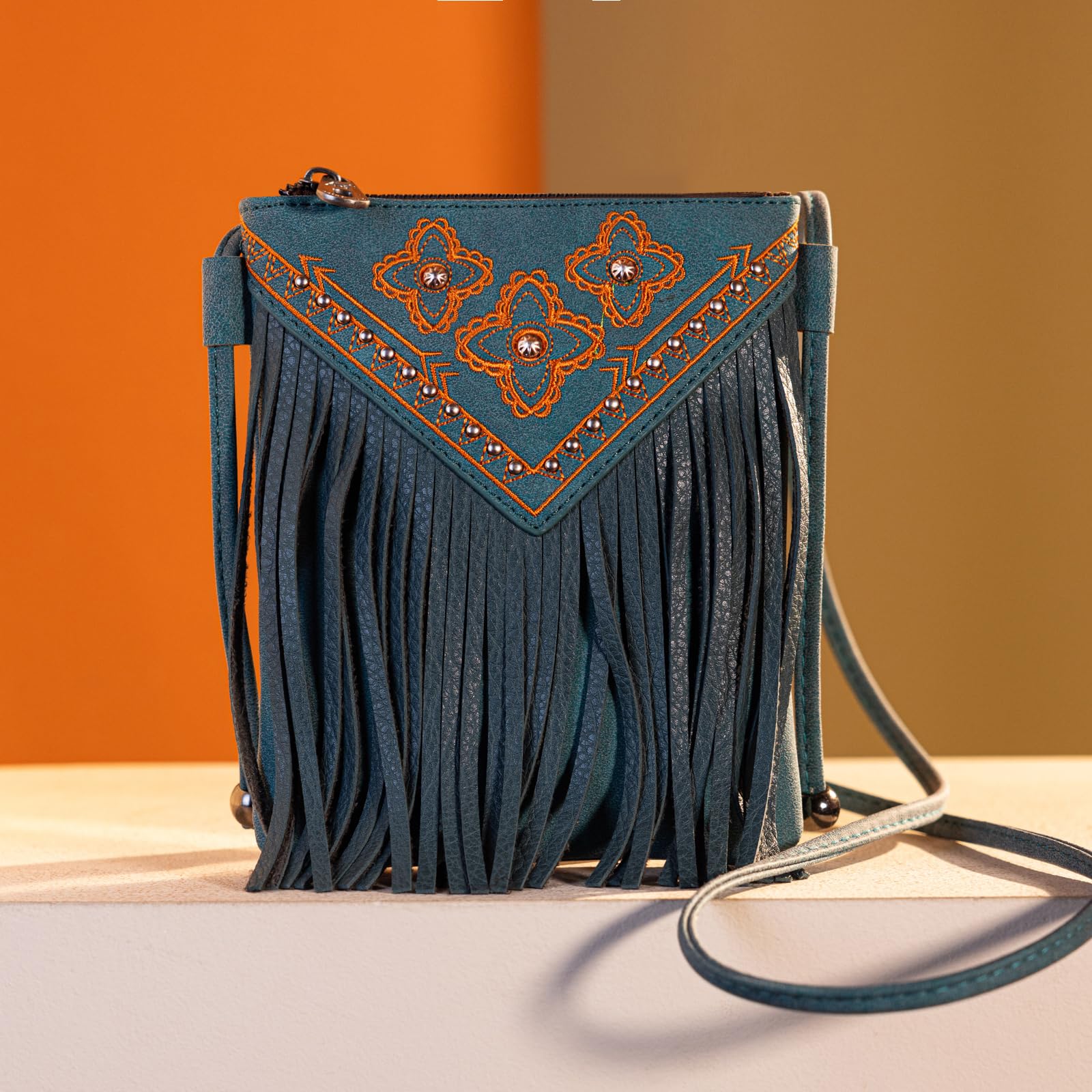 Montana West Small Crossbody Bags for Women - Western Style Leather Cell Phone Purse with Adjustable Strap | Perfect for Travel, Shopping & Everyday Use