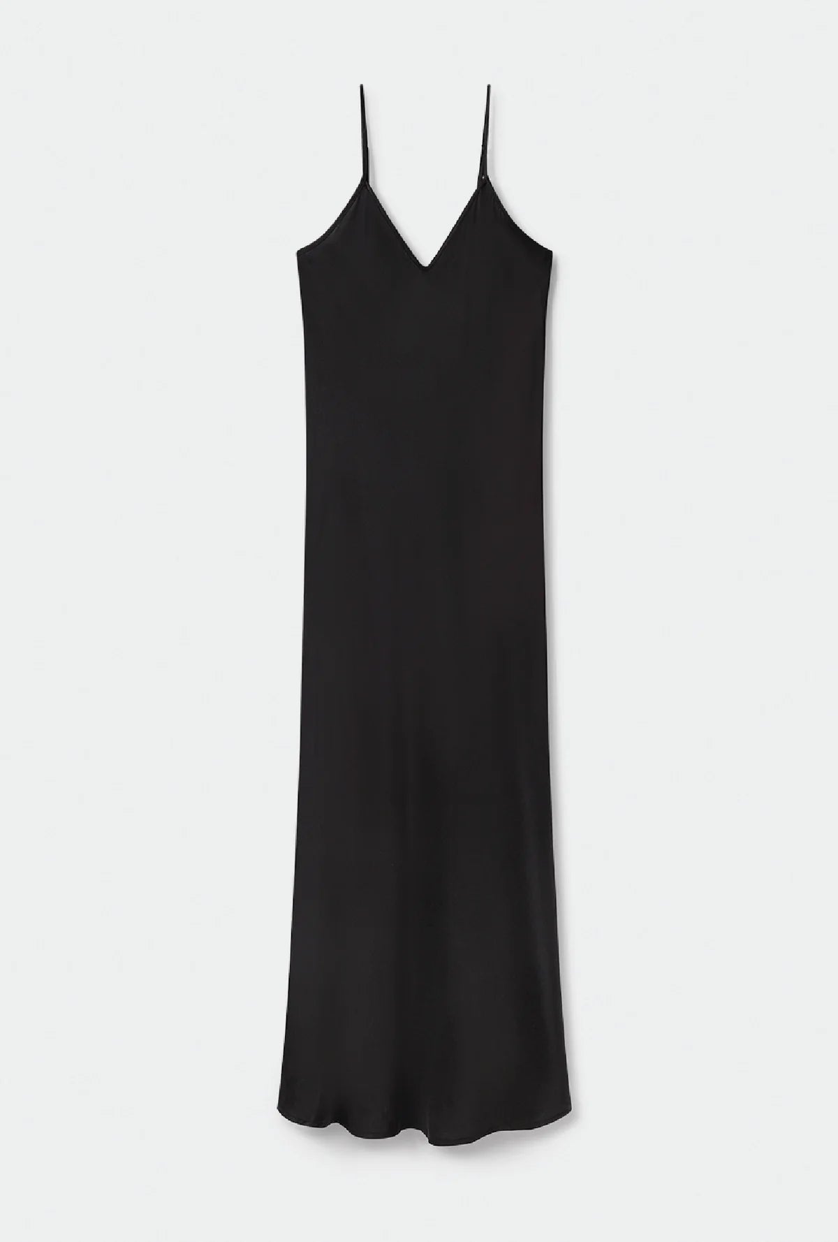 90s Slip Dress Black - Vintage-Inspired Satin Nightgown for Women | Perfect for Lounge, Sleepwear & Evening Wear