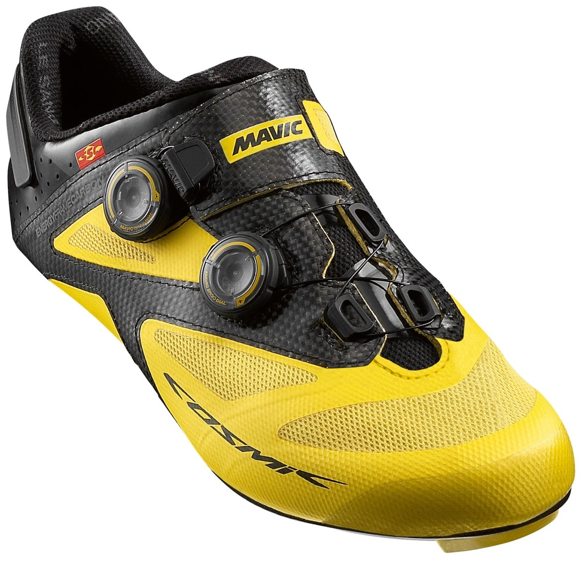 Mavic Men's Cosmic Ultimate II Road Bike Cycling Shoes - Lightweight & Stiff Carbon Sole for Performance Racing - Perfect for Competitive Cyclists & Triathletes