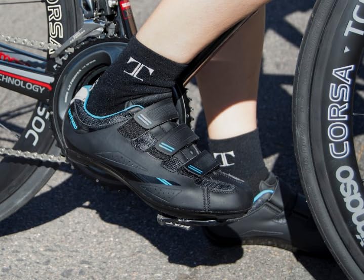 Tommaso Pista Women's Cycling Shoes - Delta & SPD Cleat Compatible - Indoor & Outdoor Spin Bike Shoes for Peloton & Studio Cycling - Perfect for Gym, Home Workouts & Group Classes