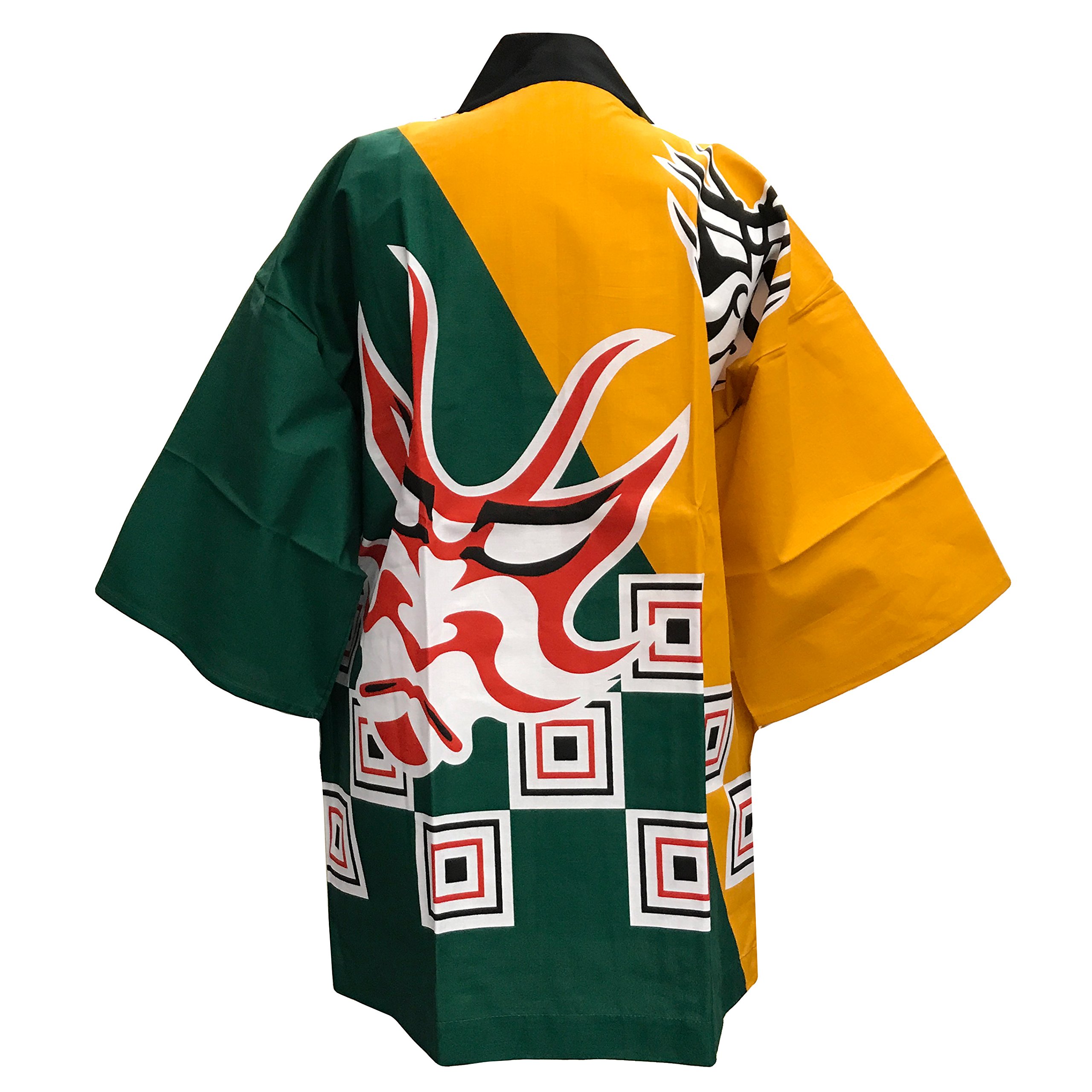 Japanese Festival Hanten Happi Coat - Traditional Cotton Kimono Jacket for Matsuri, Cosplay & Cultural Events - Perfect for Summer Festivals, Halloween & Themed Parties