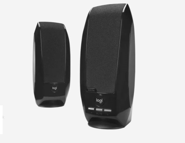 Logitech S150 USB Stereo Speakers with Clear Sound for PC, Laptop, Desktop - Perfect for Home Office, Gaming & Music Listening