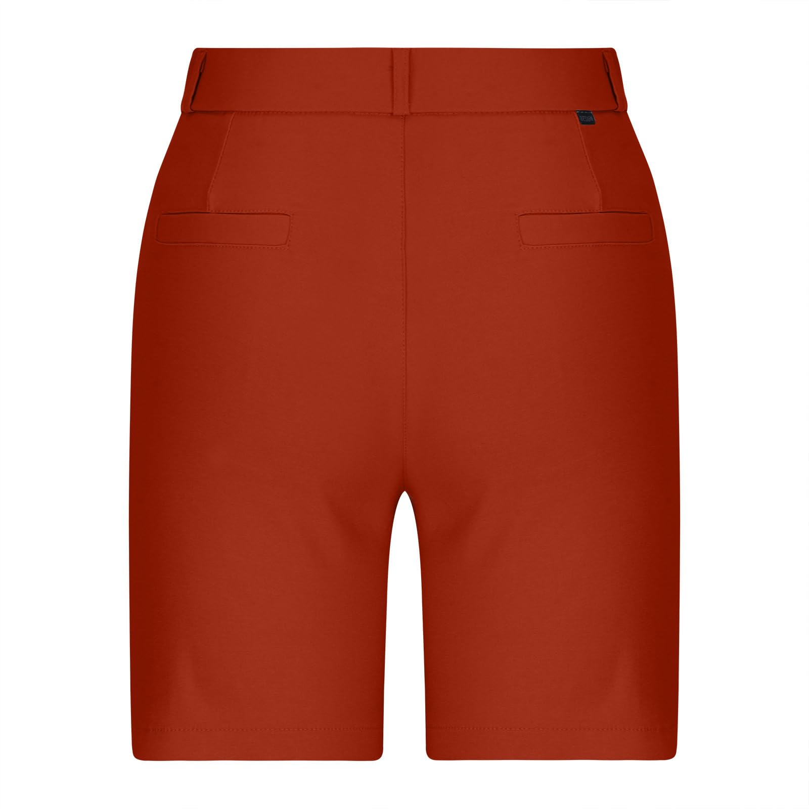 Women's Twill Stretch Bermuda Shorts - Plus Size Elastic Waist Hiking Shorts with Pockets | Comfortable for Walking, Travel & Outdoor Activities