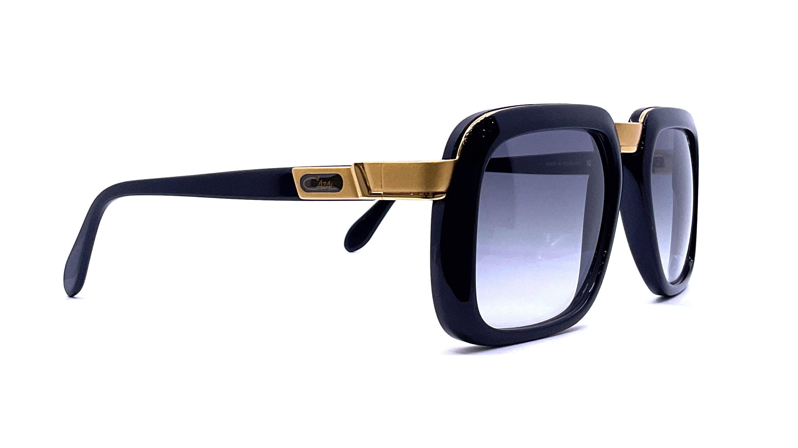Cazal 616 Sunglasses - Black/Gold Aviator Style for Men & Women - Perfect for Outdoor Activities, Driving, and Fashion Accessories