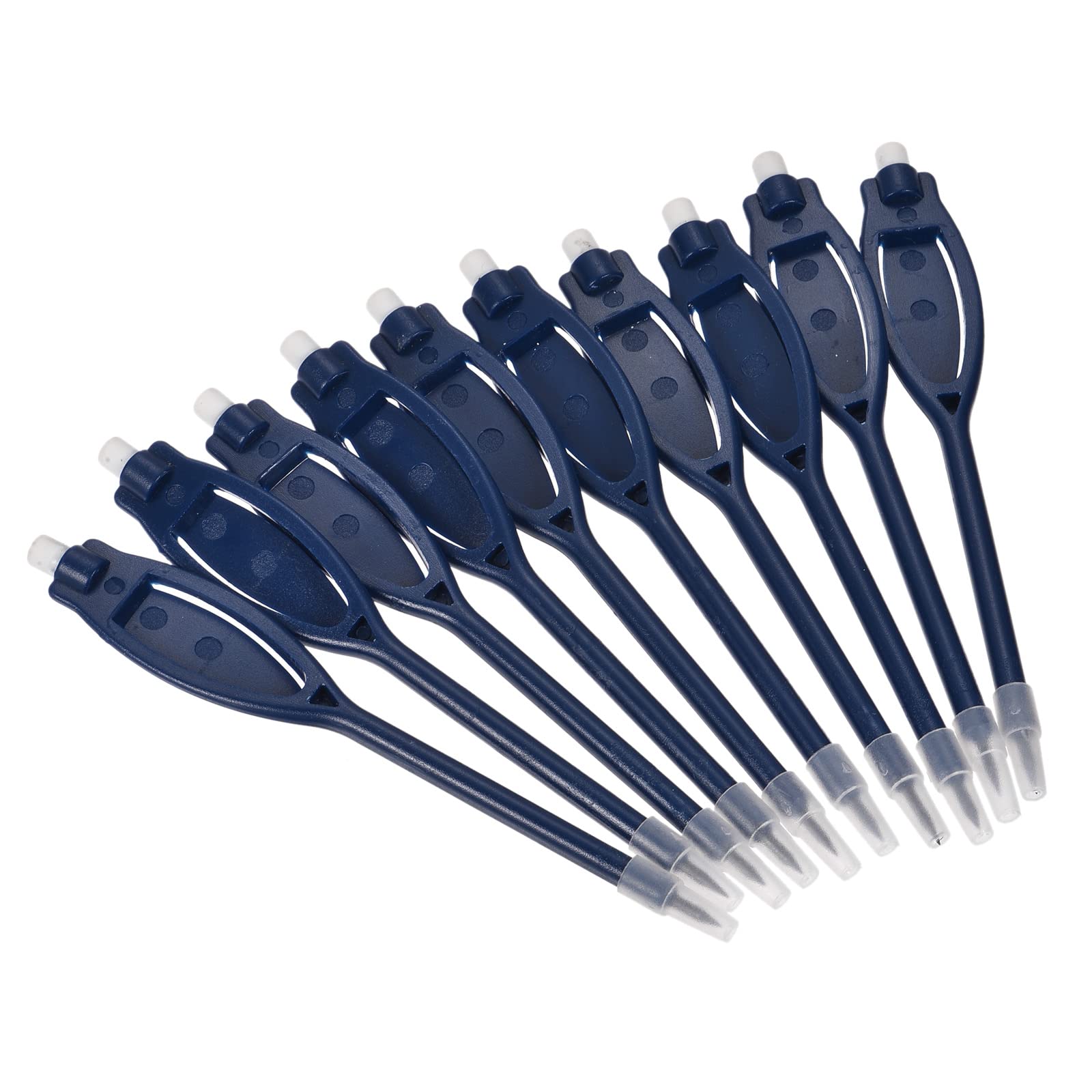 PATIKIL 20-Pack Golf Scoring Pencils with Eraser - 2H Oval Clip Plastic Marker Pens for Golf, Sports Games & Meetings (Dark Blue) - Perfect for Scorekeeping, Tournaments & Office Use