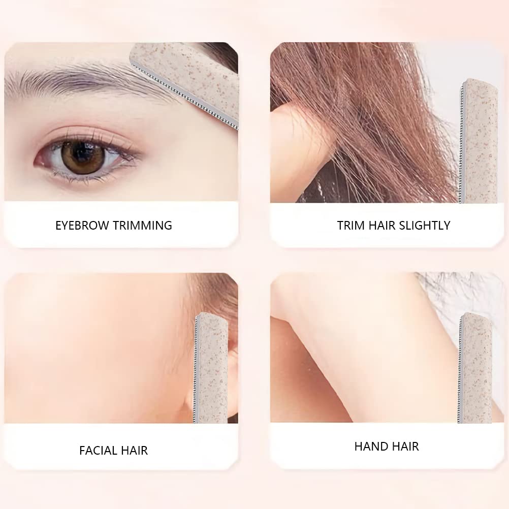 12-Pack Dermaplaning Blades for Face - Facial Razors for Women & Men - Eyebrow Shaper & Peach Fuzz Remover - Exfoliating Dead Skin & Fine Hair Removal Tool - Perfect for At-Home Spa, Pre-Makeup Prep & Smooth Skin Care Routine