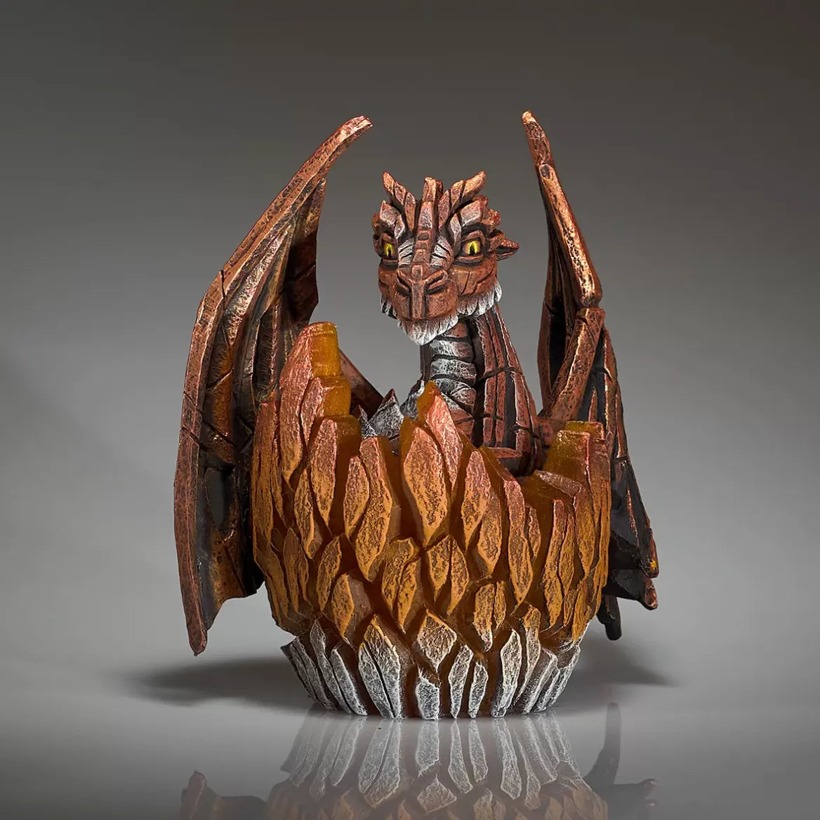 Handmade Copper Dragon Egg Sculpture - Unique Edge Art Decor for Home & Office | Feng Shui, Gift, Collectible