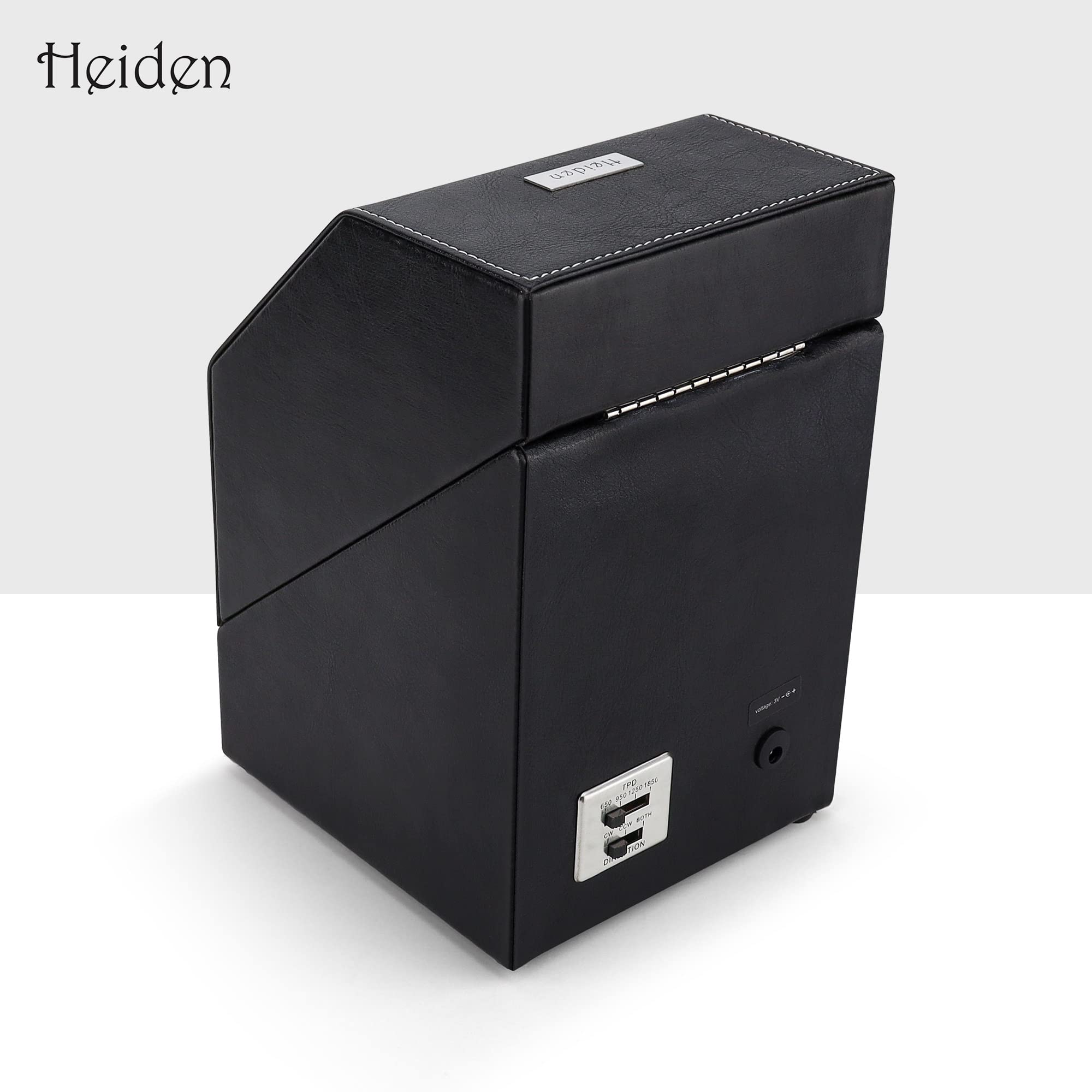 Premium Automatic Watch Winder for Rolex & Luxury Watches - Japanese Motor, 12 Customizable Settings - Battery & AC Powered - Safe Zero Magnetization Design - Perfect for Travel, Display & Watch Storage