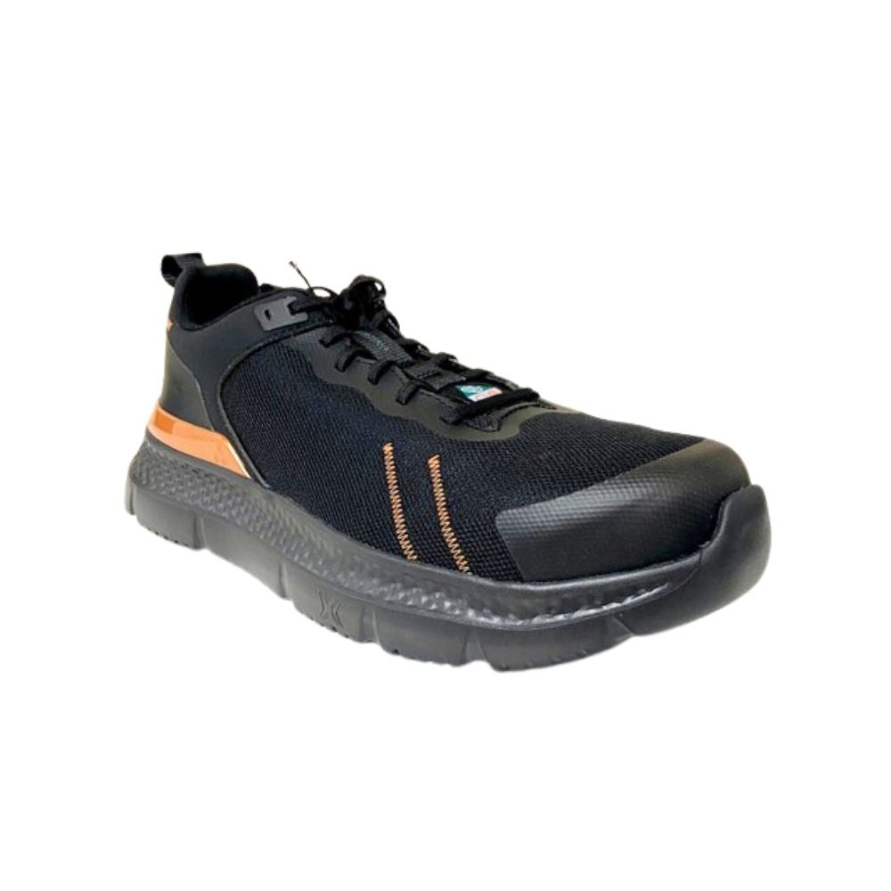 Timberland PRO Setra Men's Composite Toe Athletic Work Shoes - Lightweight Safety Shoes for Construction & Industrial Work - Black/Gold TB0A5PRE001 | Perfect for Warehouse, Factory & Outdoor Labor Jobs