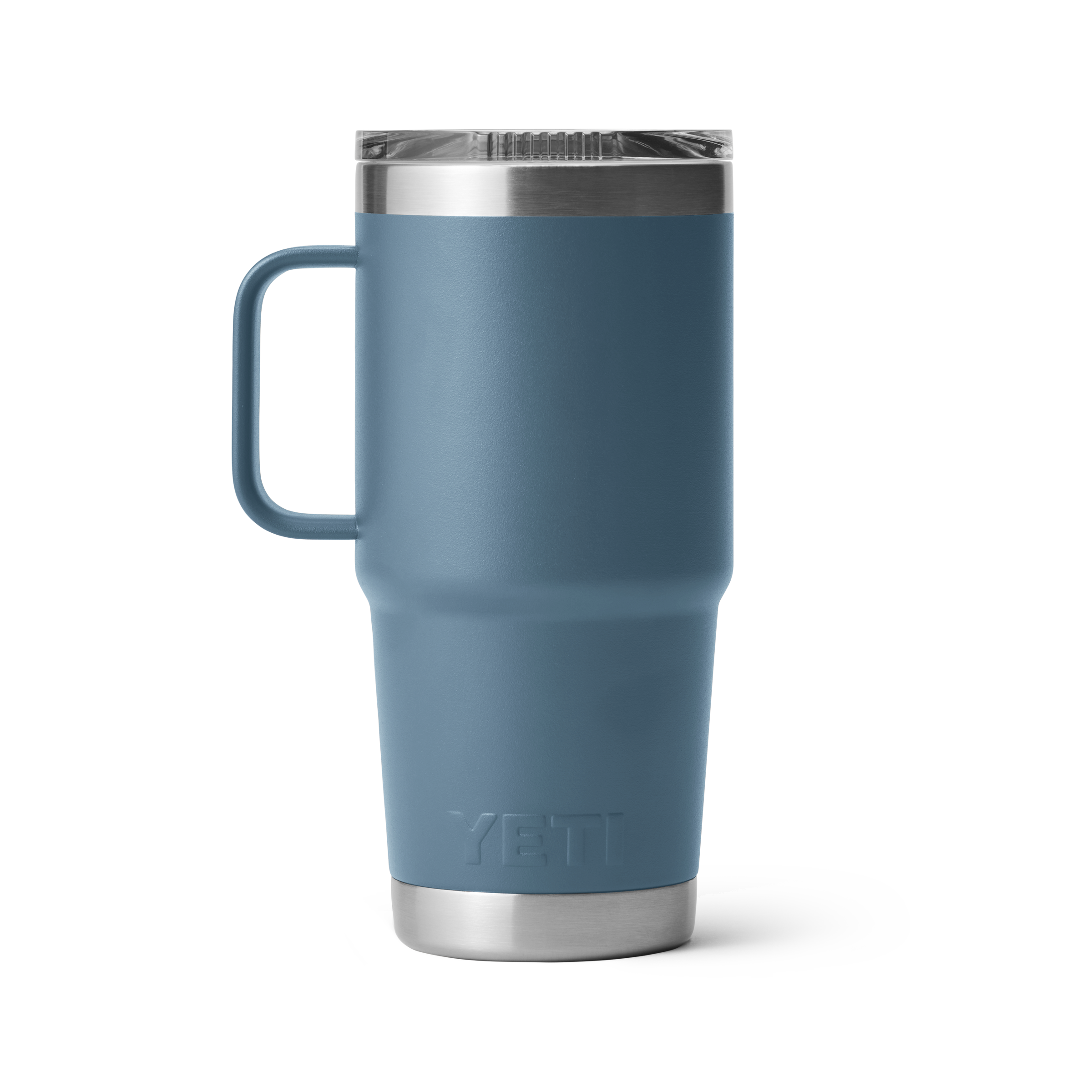 Yeti Rambler 20 oz Stainless Steel Travel Mug with Lid - Nordic Blue - Insulated Tumbler for Hot & Cold Drinks - Perfect for Camping, Commuting, and Office Use