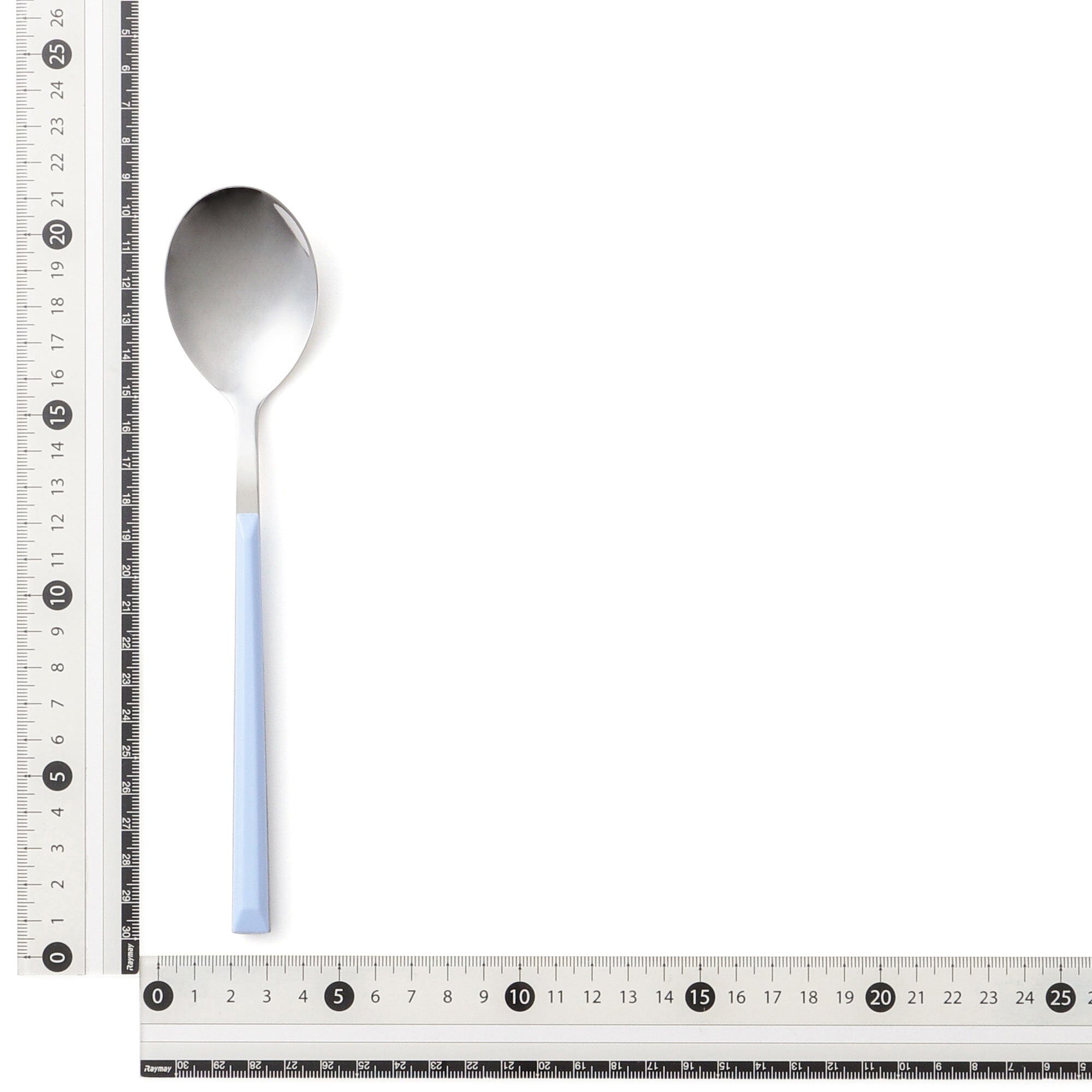Premium Blue Handle Dinner Spoon Set - Durable Stainless Steel Cutlery for Everyday Dining, Restaurants & Picnics