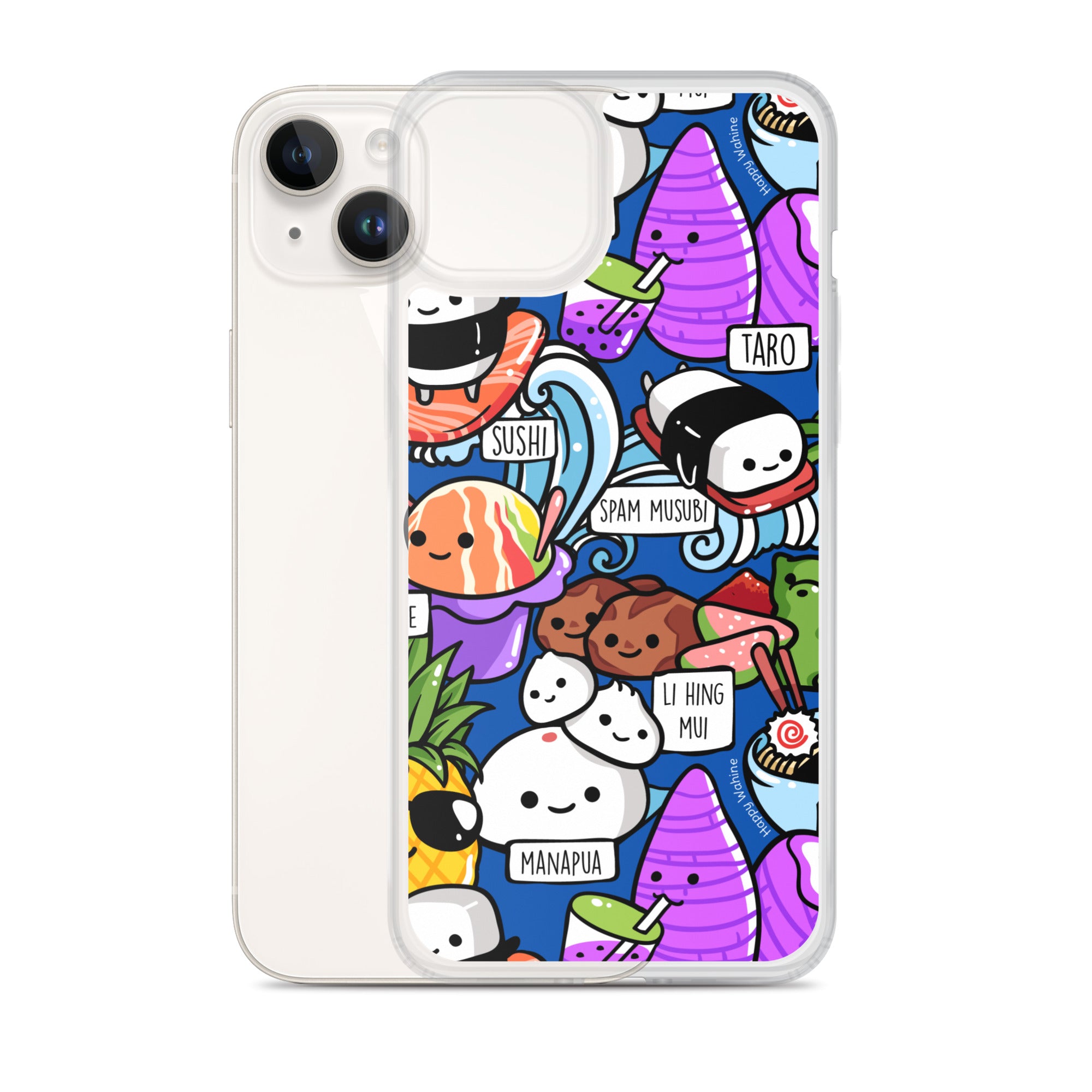 Premium Clear iPhone Case with Craving Hawaii Blue Design - Slim Protective Cover for iPhone [Models] - Perfect for Everyday Use, Travel & Outdoor Activities