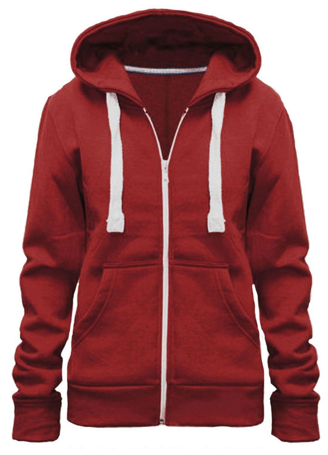 Women's Cotton Burnout Funnel Neck Hoodie - Soft Pullover Hooded Sweatshirt for Casual Wear, Lounge & Street Style