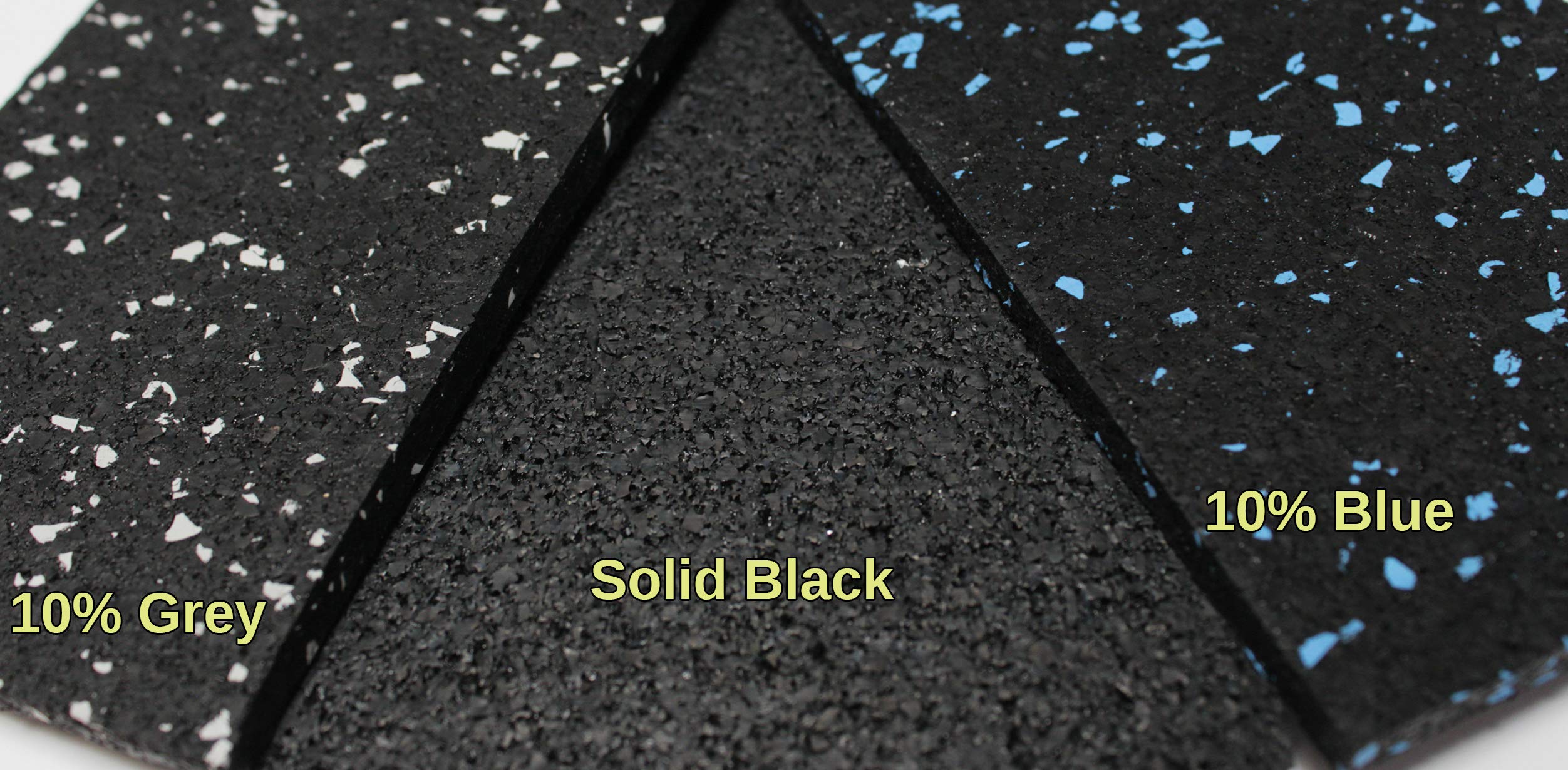 Premium 1/4in (7mm) Thick Heavy Duty Rubber Floor Mats - 10% Grey 4' x 6' Exercise & Protective Flooring Roll | Made in USA | Fast Shipping | Ideal for Home Gyms, Garages & Commercial Spaces