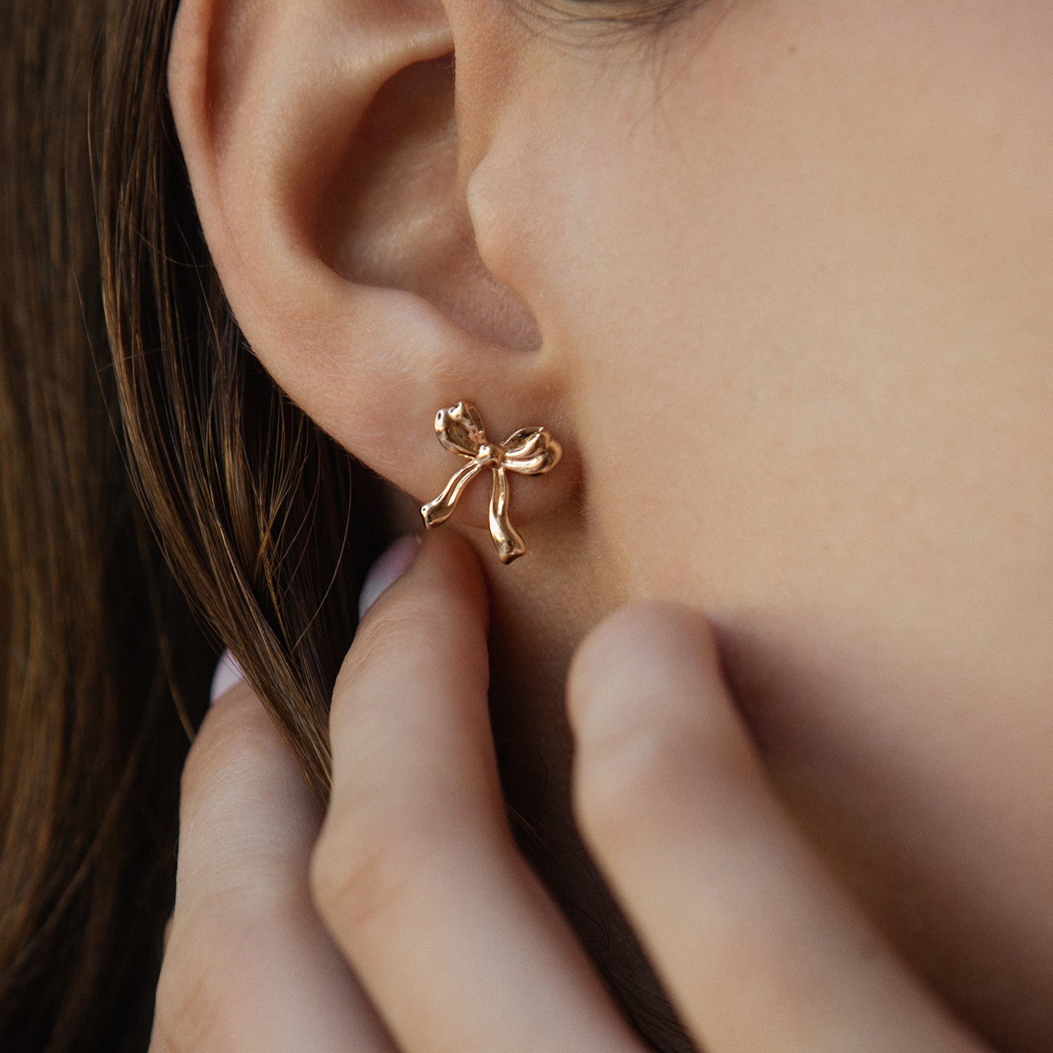 Bow Petite Earrings for Women - Elegant Small Bow Jewelry Gift for Girls & Teens - Perfect for Parties, Weddings & Everyday Wear