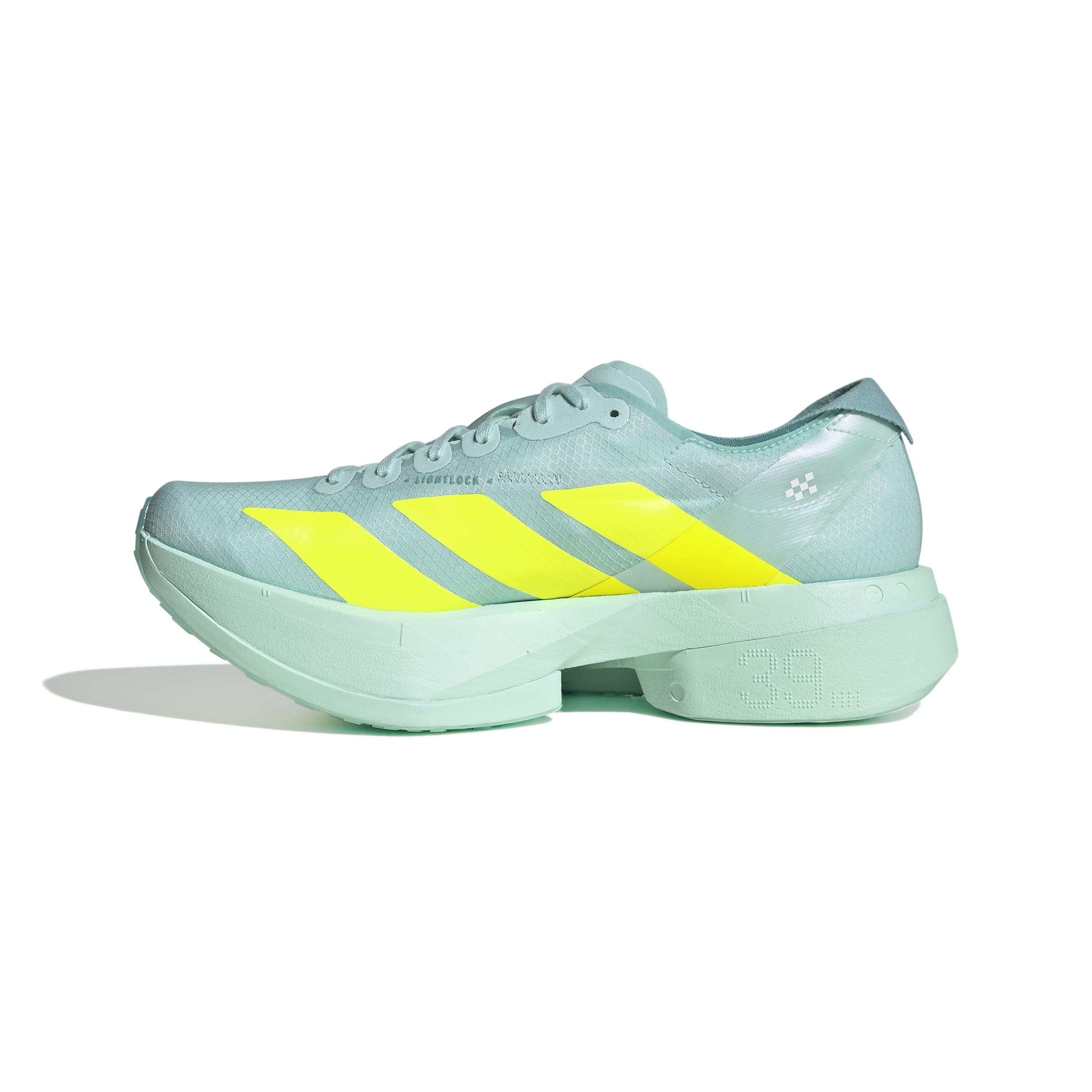Women's Adizero Adios Pro 4 Running Shoes - Lightweight Performance Sneakers for Marathon & Training (SEFLAQ/LUCLEM/MINTON) | Perfect for Road Racing & Long Distance Running