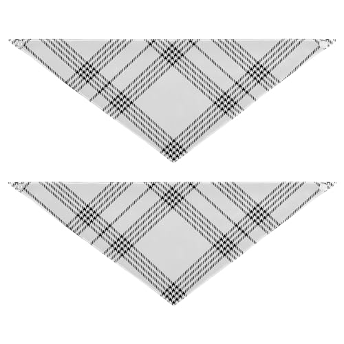 Black White Plaid Pattern