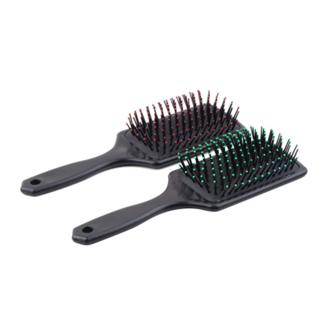 Professional Hair Scalp Massage Brush - Plastic Paddle Cushion Comb for Healthy Hair Growth & Styling | Reduces Hair Loss | Perfect for Home Spa, Salon & Daily Hair Care (Random Color)