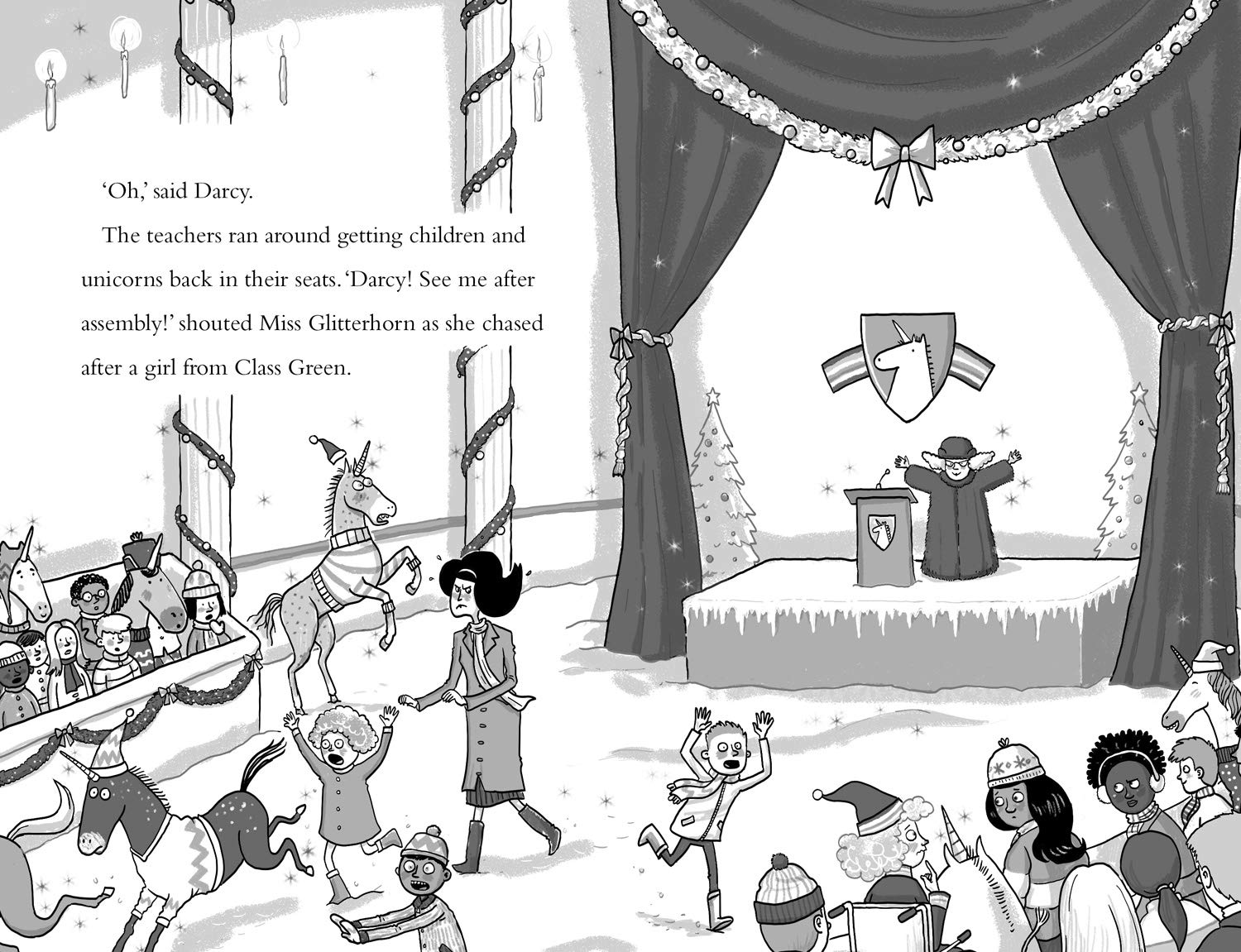The Naughtiest Unicorn at Christmas: Sparkly Holiday Adventure - Book 4 in The Naughtiest Unicorn Series | Perfect for Kids' Stocking Stuffers & Christmas Storytime