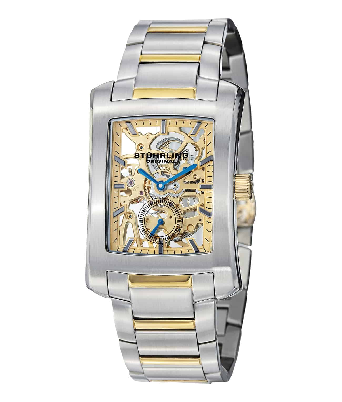 Gatsby Elite 144C2B 33mm Skeleton Watch - Luxury Minimalist Men's Dress Watch for Business & Formal Occasions
