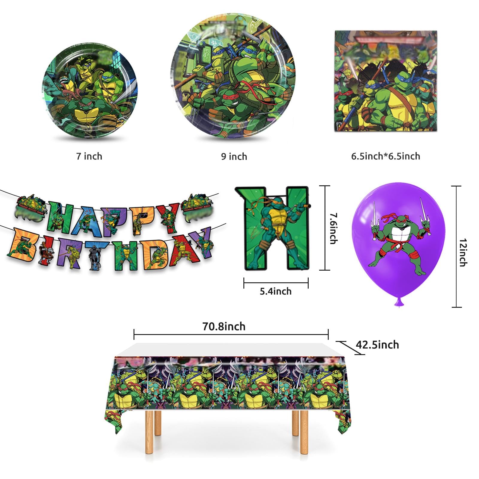 Birthday Party Decorations & Supplies Set - Banners, Balloons, Cake & Cupcake Decorations, Napkins, Tablecloths, Forks, Spoons, Plates - Perfect for Kids & Adult Birthday Celebrations, Baby Showers & Special Events
