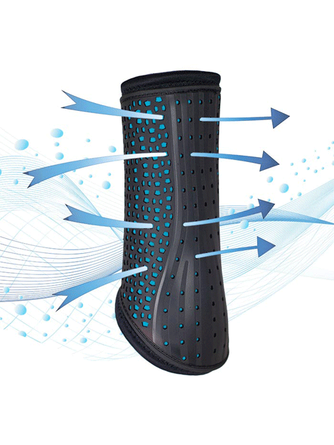 Woof Wear iVent Hybrid Brushing Boot for Horses - Breathable & Protective Leg Boots for Riding, Training & Competition - Prevent Injuries & Enhance Performance