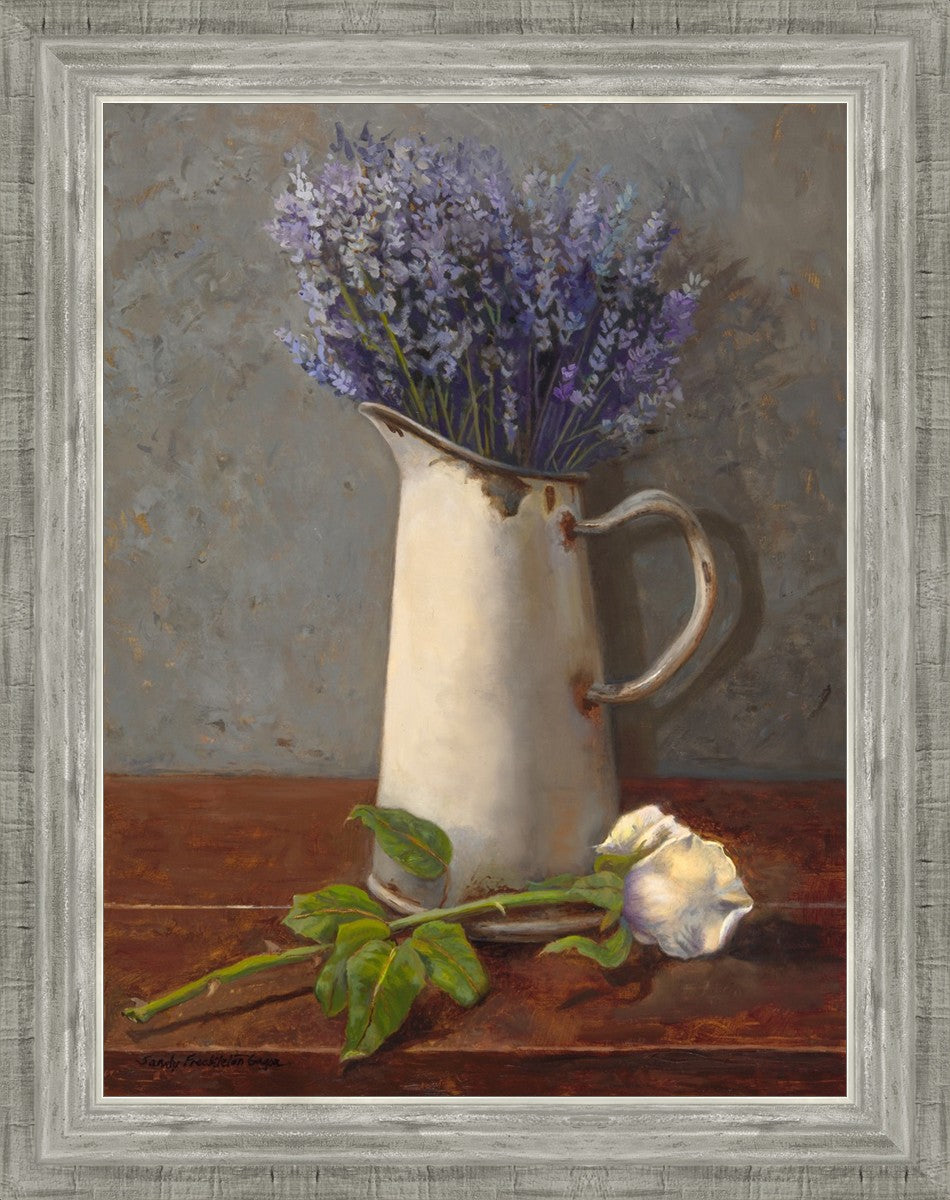 Breathe By Sandy Freckleton Gagon - Inspirational Wall Art Print for Home & Office Decor - Perfect for Living Room, Bedroom or Meditation Space