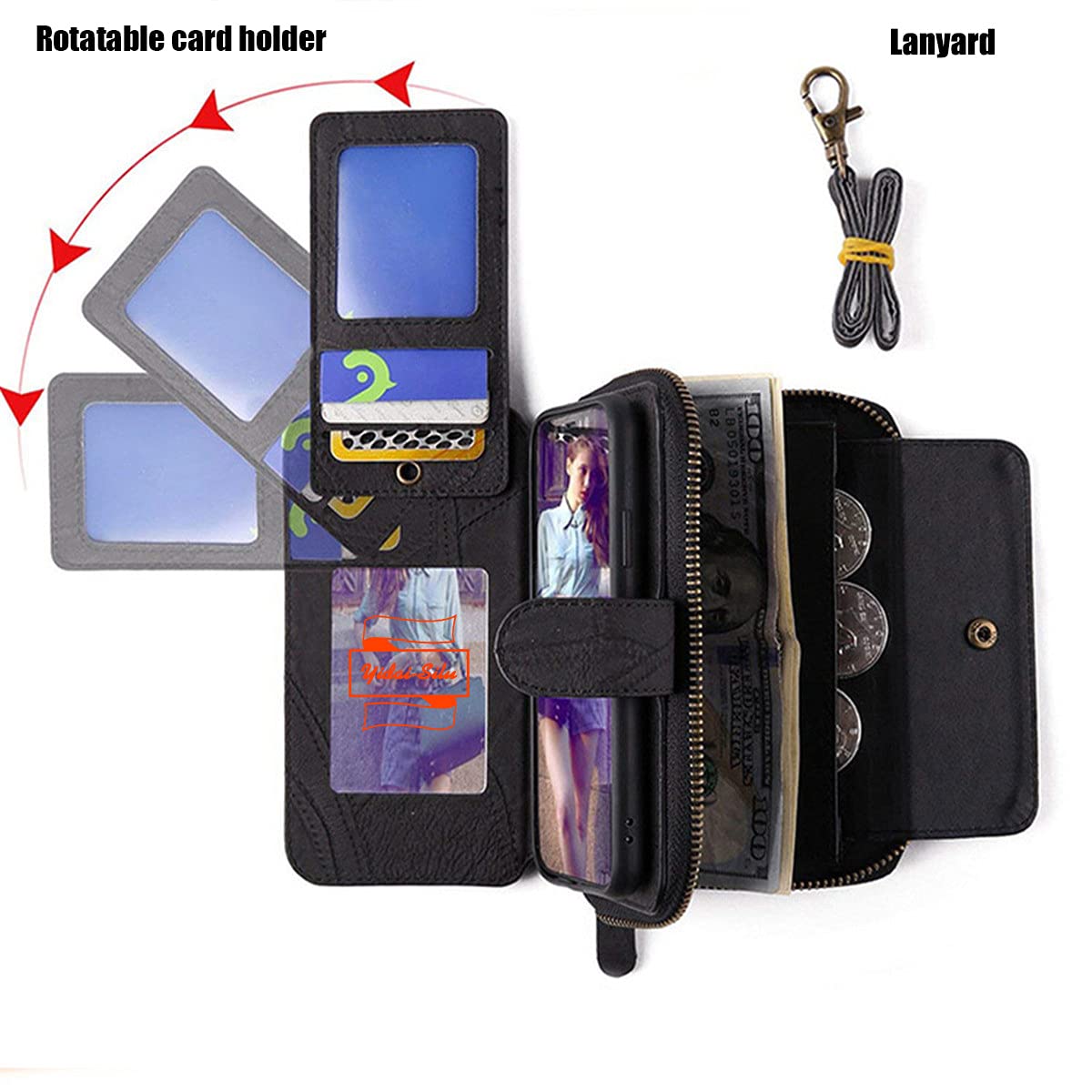 Premium PU Leather Magnetic Flip Case for iPhone 13 Pro (6.1