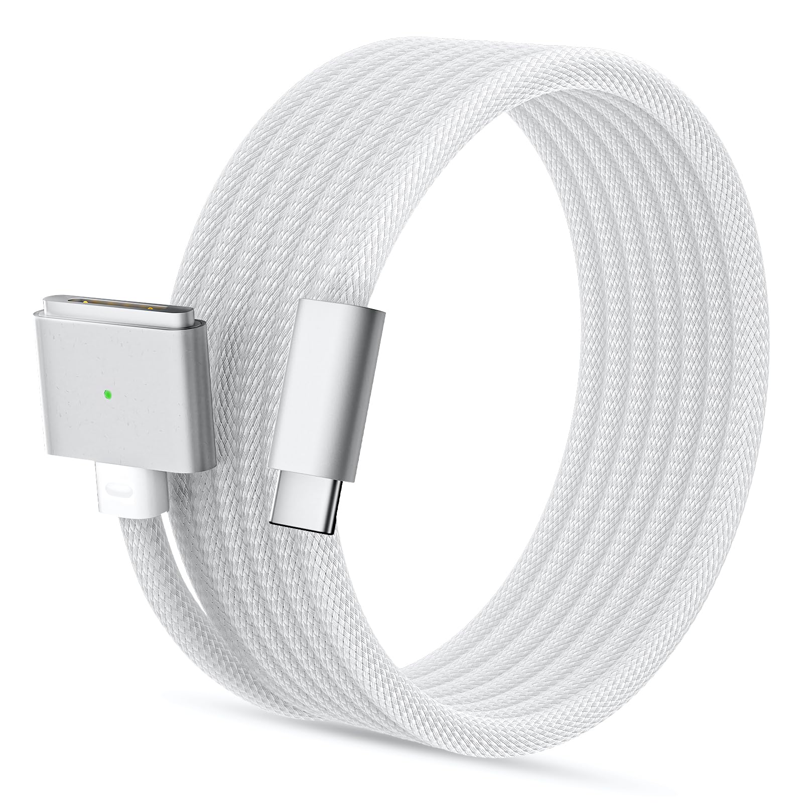 140W USB-C to Magnetic 3 Fast Charging Cable (6.6ft) - Safe & Durable Charger Cord for MacBook Pro 14/16-inch (2021-2023) & MacBook Air 13/15-inch (2022-2024) - Perfect for Home, Office & Travel Charging