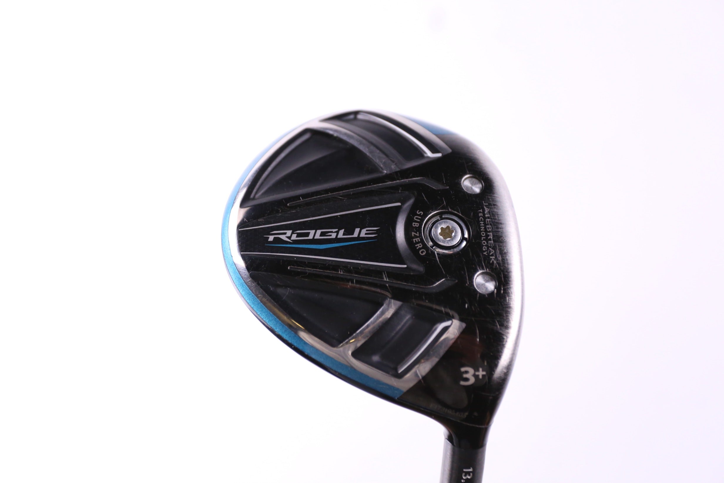 Callaway Rogue Sub Zero 3+ Wood Right Handed 13.5° Extra Stiff Flex Golf Club - Perfect for Low Handicap Players Seeking Distance & Control on the Fairway