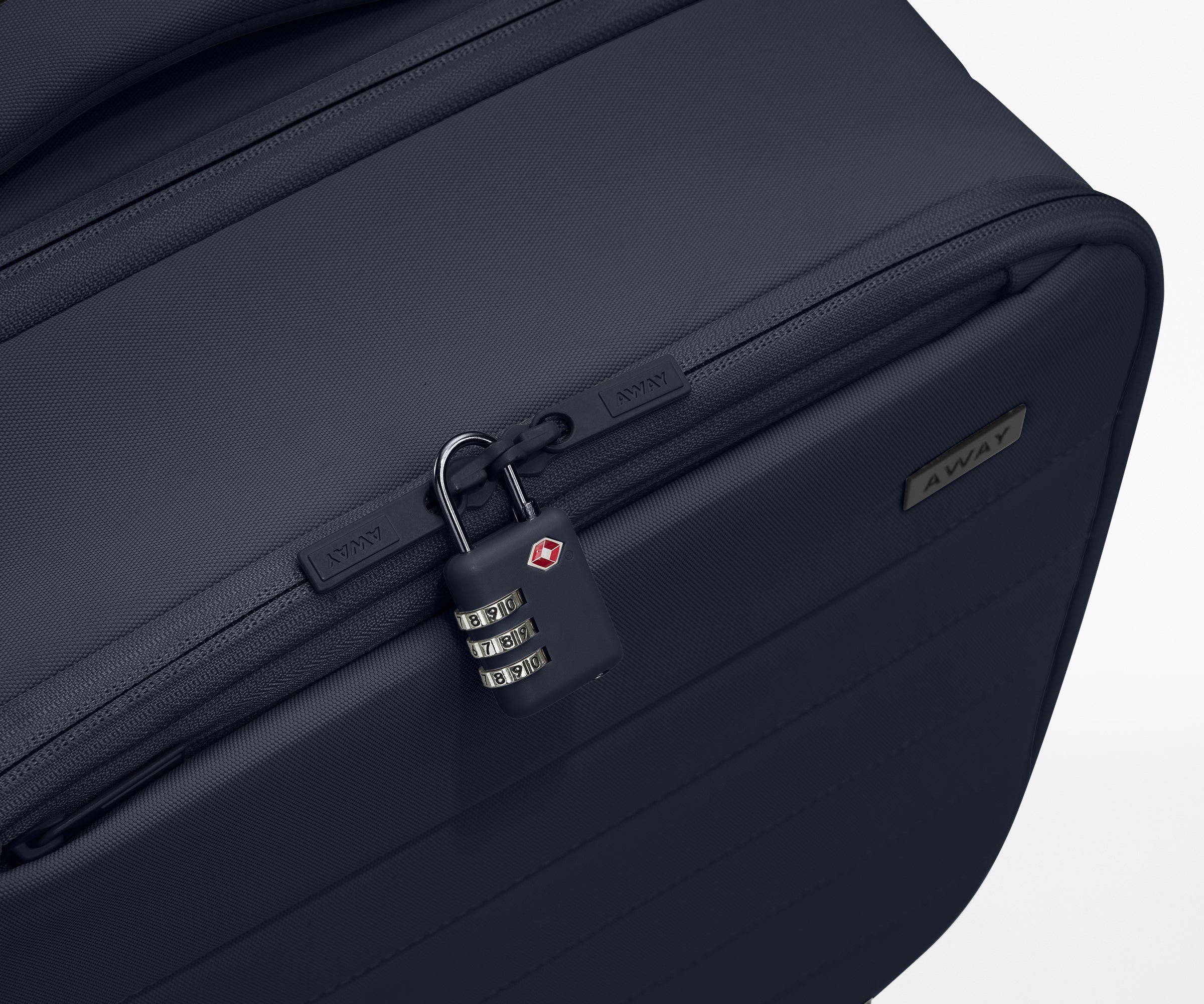 Softside Compact Carry On Luggage in Navy Blue - Lightweight & Durable Suitcase for Air Travel & Weekend Getaways