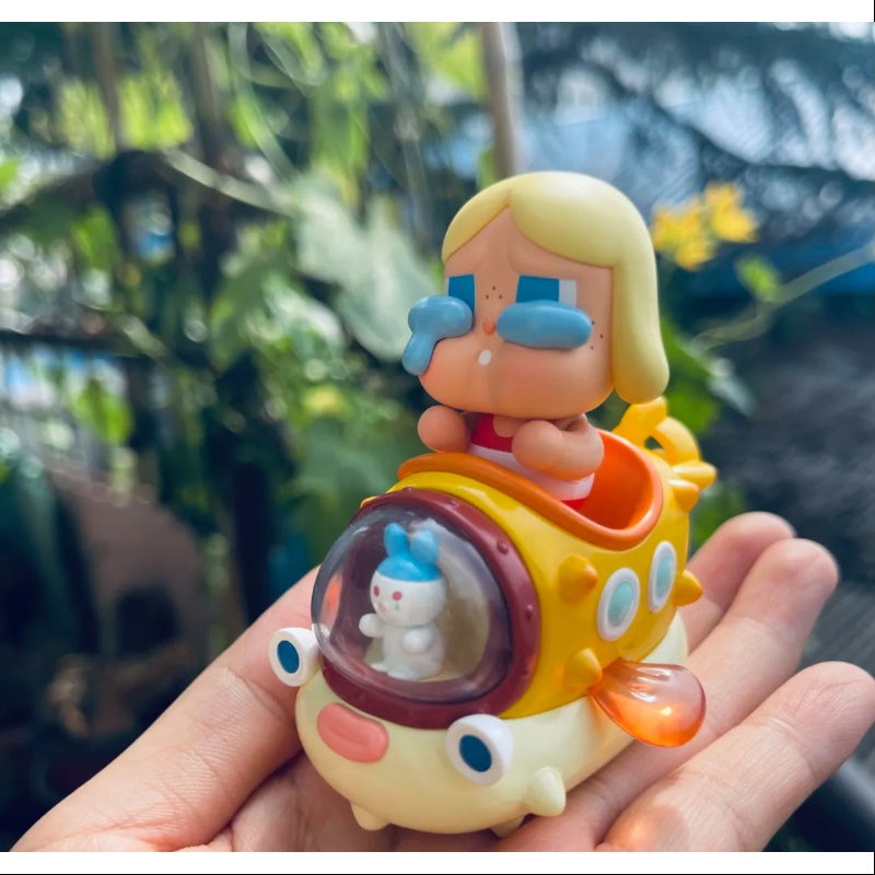 Pop Mart PopCar Water Party Series Crybaby - Cute Collectible Vinyl Figure for Kids & Adults - Perfect for Home Decor, Party Favors, and Toy Collections