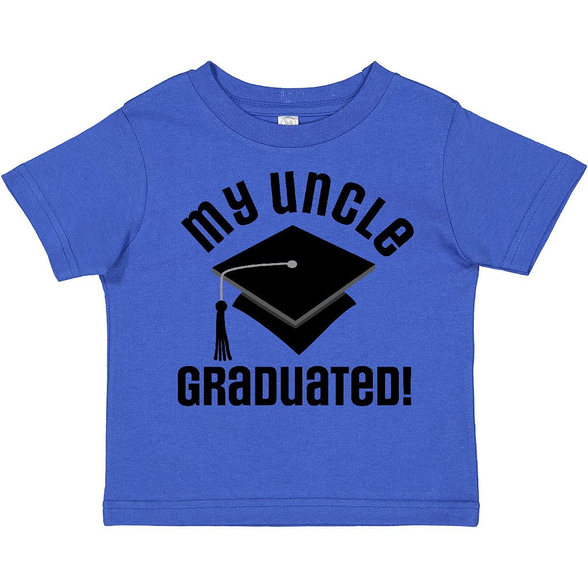 Inktastic Graduation My Uncle Graduated Toddler T-Shirt - Cute Baby Boy Outfit for Uncle's Graduation Ceremony & Family Celebrations
