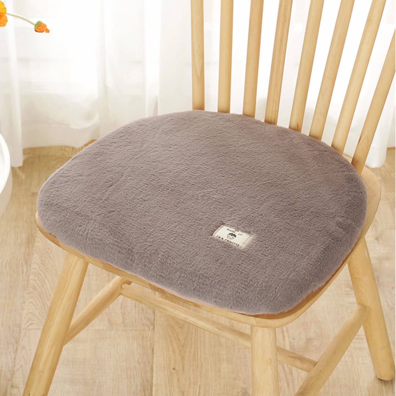 Premium Non-Slip Seat Cushion Set (6-Pack) - 40x40cm Comfortable Kitchen, Office & Outdoor Chair Pads - Gray Memory Foam Covers for Dining, Garden, Computer & Workspace Chairs - Perfect for Home, Office & Patio Use