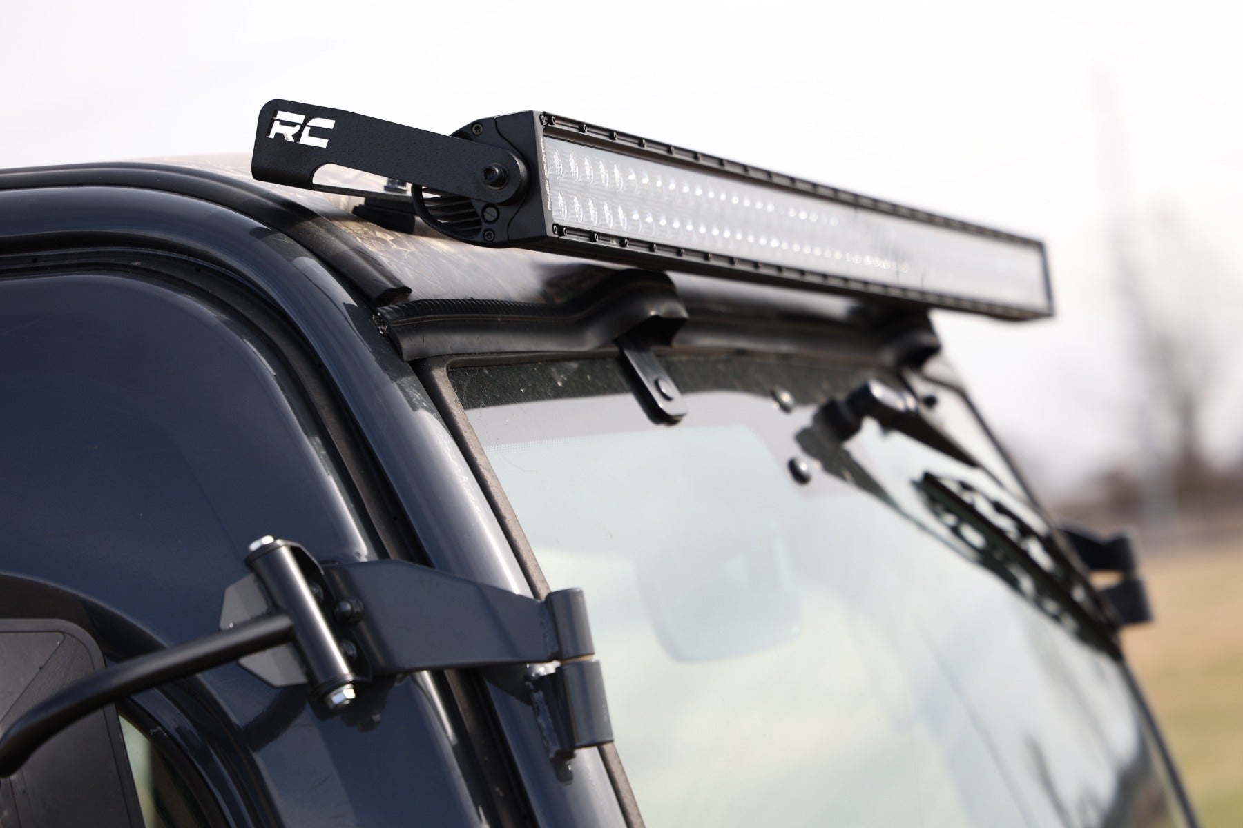 50 Single Row LED Light Bar Kit - Black Series, Front Facing for Kubota RTV X900/X1100 (98008) | Off-Road, Hunting, Farm & Utility Vehicle Lighting Upgrade