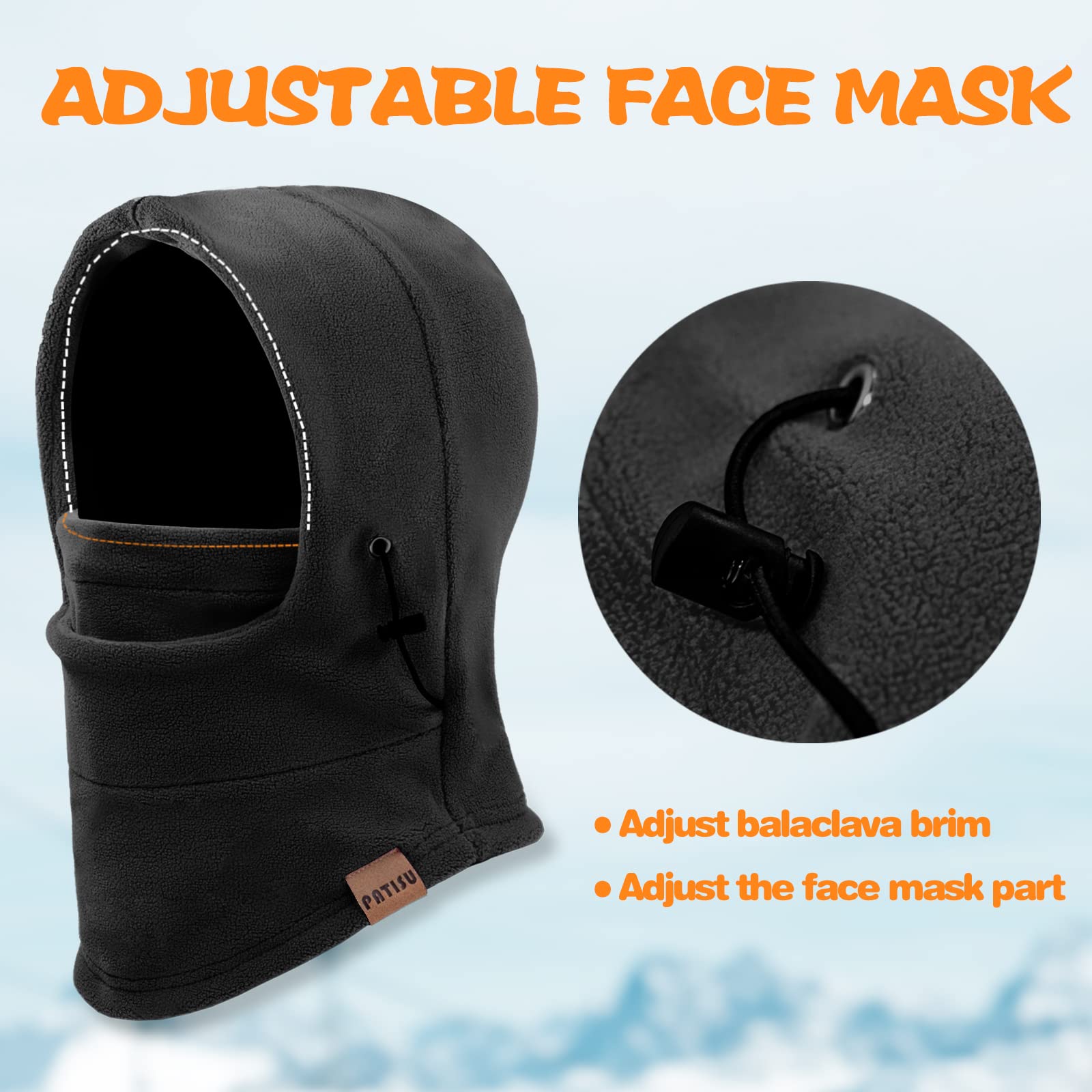 Kids Balaclava Windproof Ski Mask - Winter Face Mask & Neck Warmer for Boys & Girls - Cold Weather Protection for Skiing, Snowboarding & Outdoor Activities