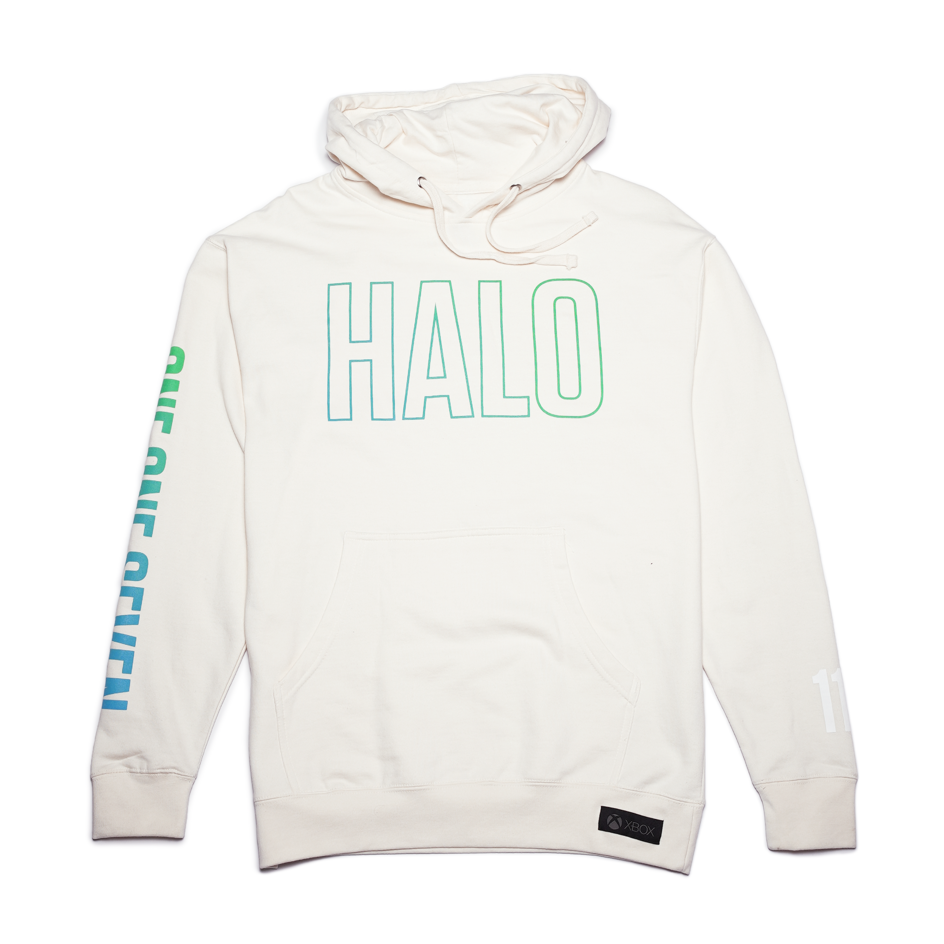 Halo One One Seven Cream Pullover Hoodie - Soft Fleece Sweatshirt for Men & Women | Cozy Casual Wear for Fall & Winter | Perfect for Gym, Lounge & Outdoor Activities