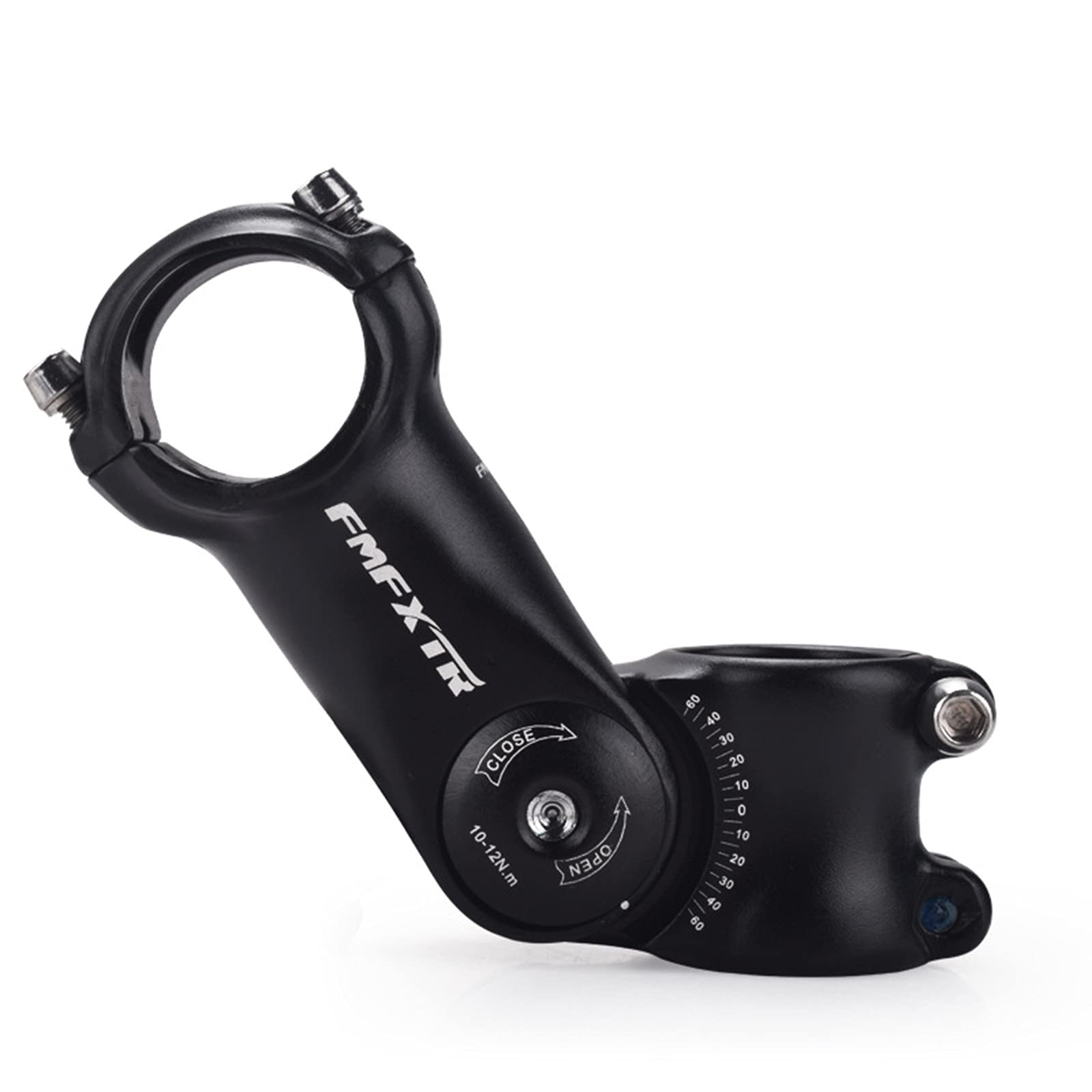 25.4mm Adjustable Bike Stem -60° to +60° MTB Riser Extension for Mountain, Road & BMX Bikes - Fits 1