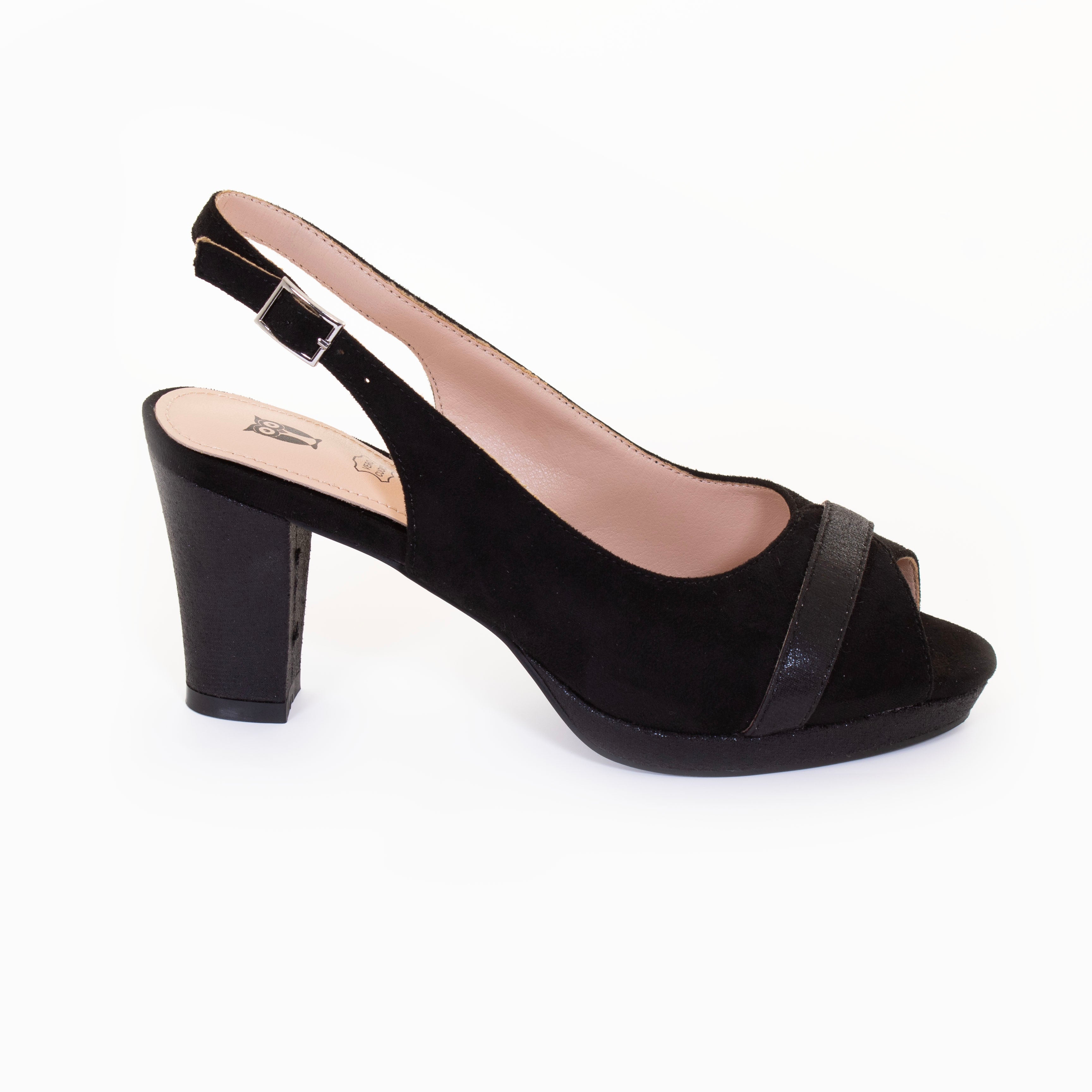 Sophie Women's Peep Toe Slingback Sandals - Comfortable Heels for Summer, Parties & Date Nights