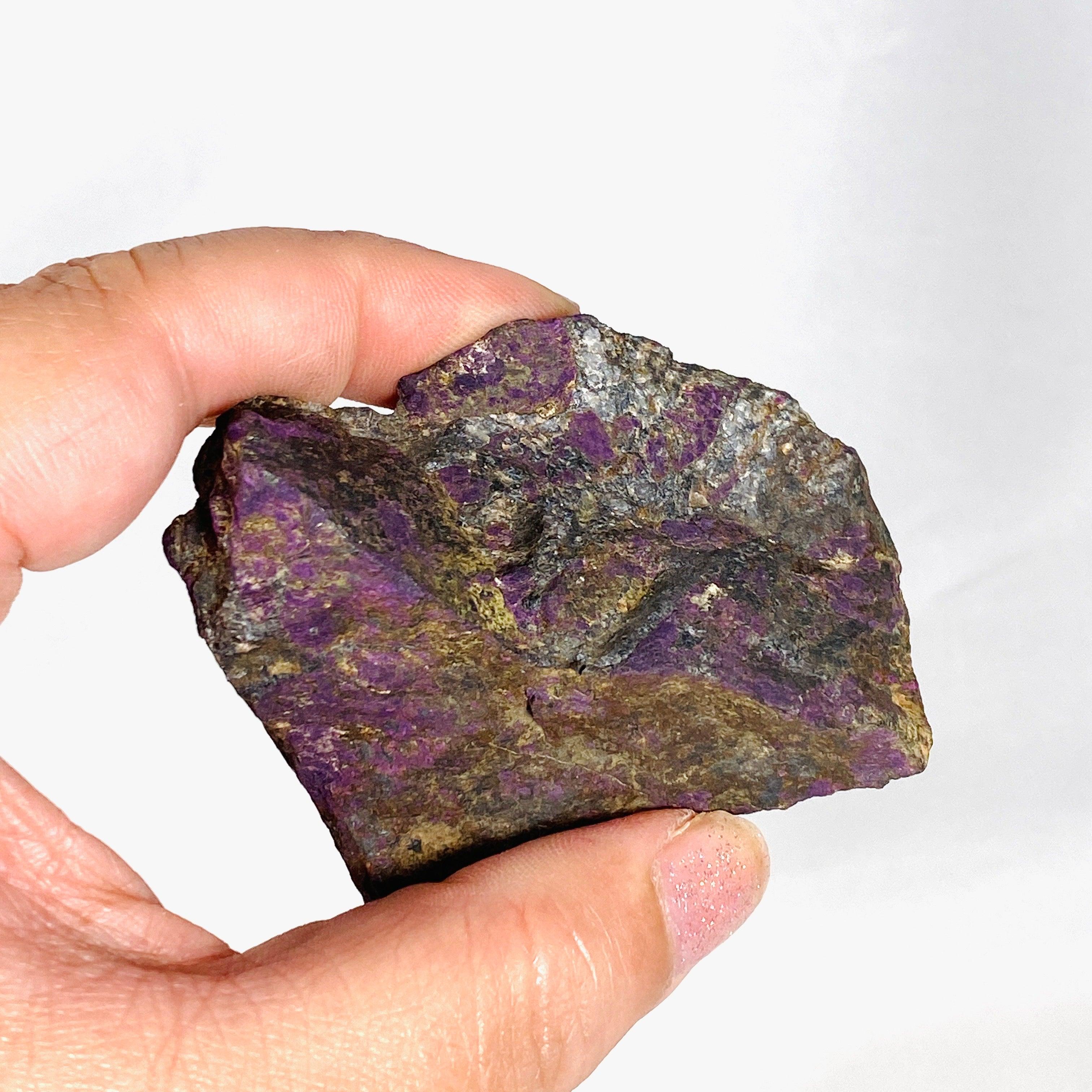 Purpurite Raw Crystal Stone - Natural Healing Crystal for Meditation, Energy Work & Spiritual Growth - Perfect for Home Decor, Jewelry Making & Crystal Collections
