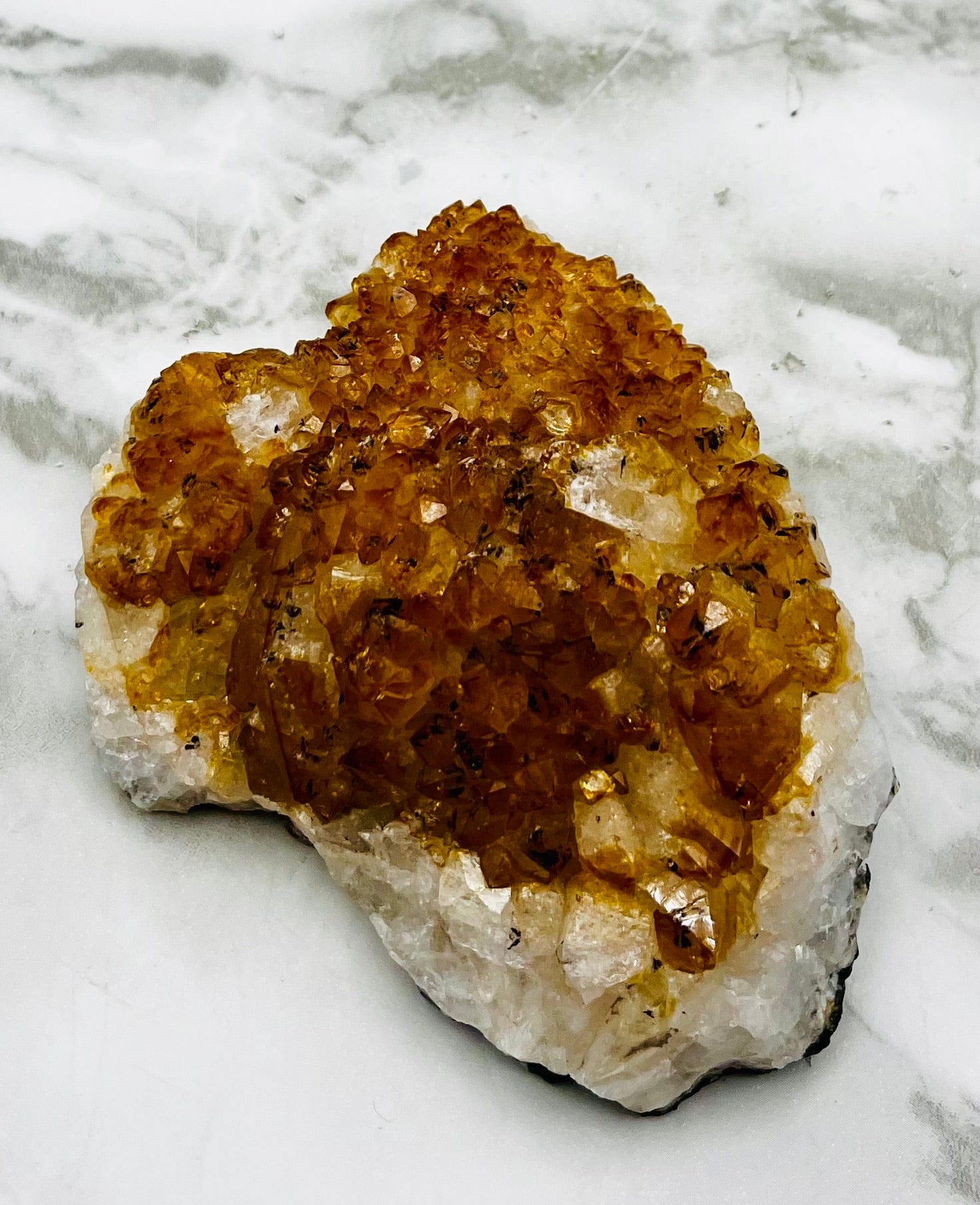 Natural Citrine Crystal Cluster - 52g Raw Citrine Stone for Healing, Meditation & Energy Work | Home Decor, Reiki, Feng Shui, Gift Idea