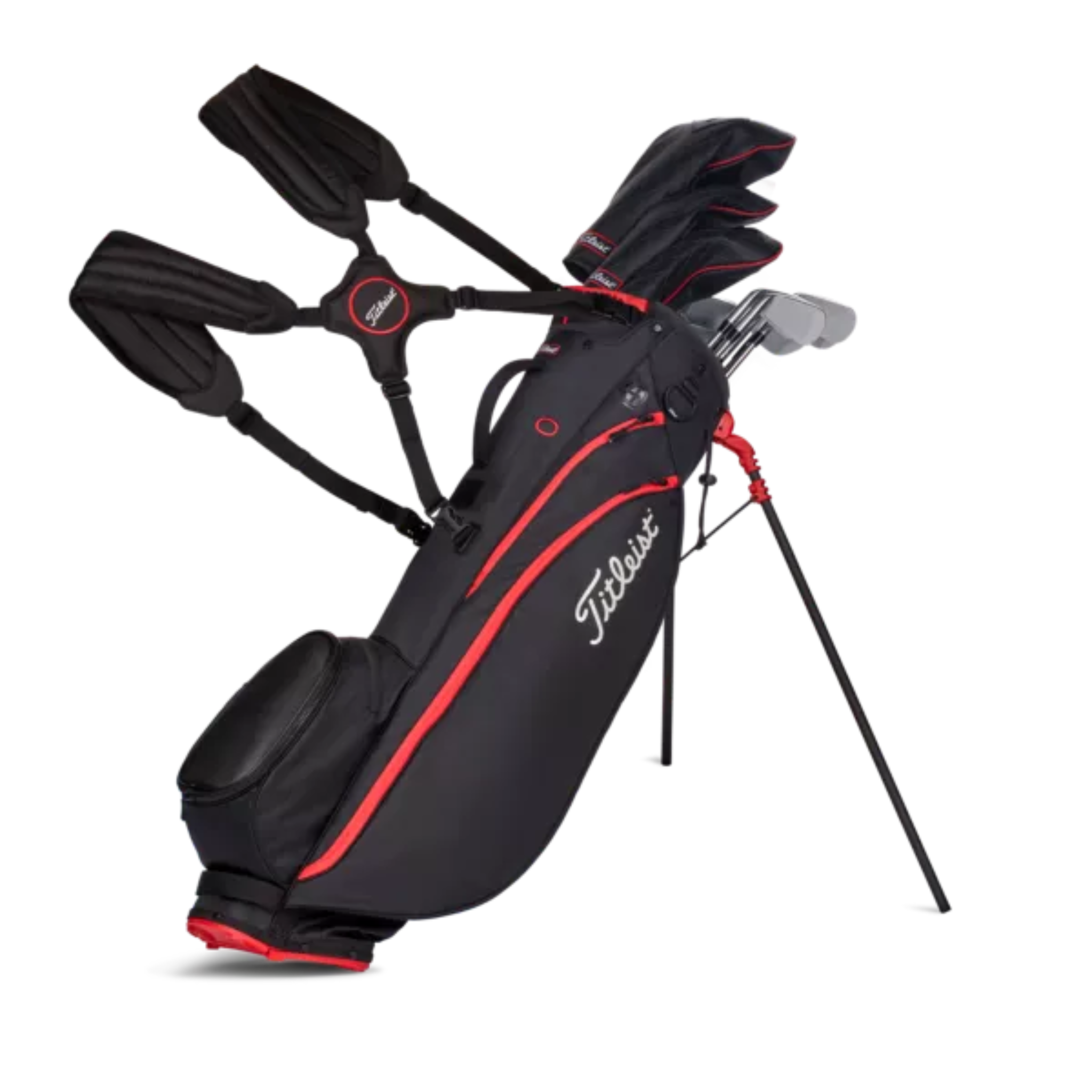 Titleist Players 4 Carbon Stand Golf Bag - Lightweight & Durable Golf Stand Bag with 4-Way Top - Perfect for Golfers & Tournaments