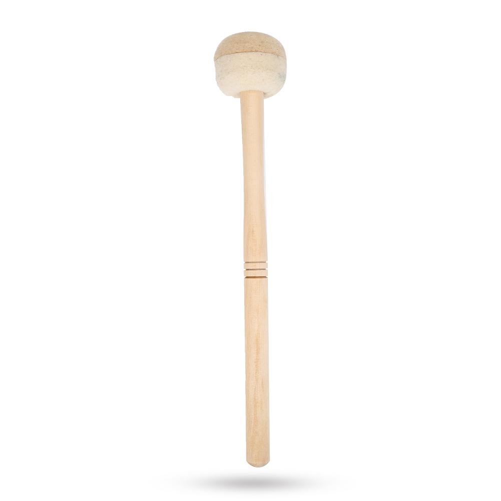 Premium Maple Bass Drum Mallet with Wool Felt Head - Professional Percussion Accessory for Drum Kits, Orchestras & Marching Bands