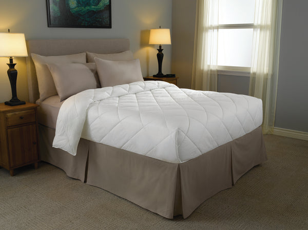 Restful Nights Renova™ Fiber Blanket - Ultra Soft Diamond Box Design Thermal Blanket for Bed, Couch & Travel - Perfect for Winter Warmth, Cozy Home Decor and Gift Giving