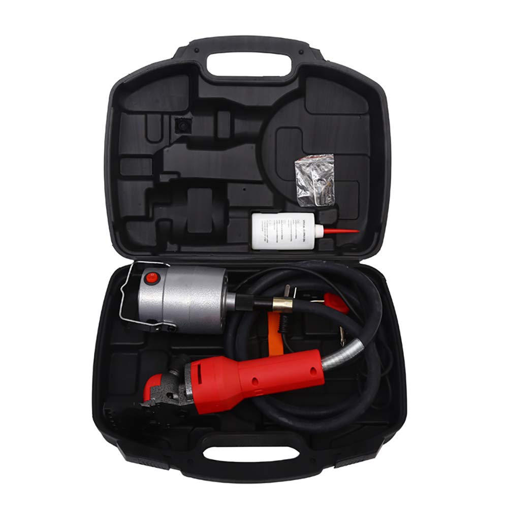 110V 750W Electric Sheep Shearing Machine - 2400RPM Professional Goat Wool Clipper with Flexible Shaft for Livestock Grooming | Ideal for Farm Use, Animal Care & Wool Harvesting