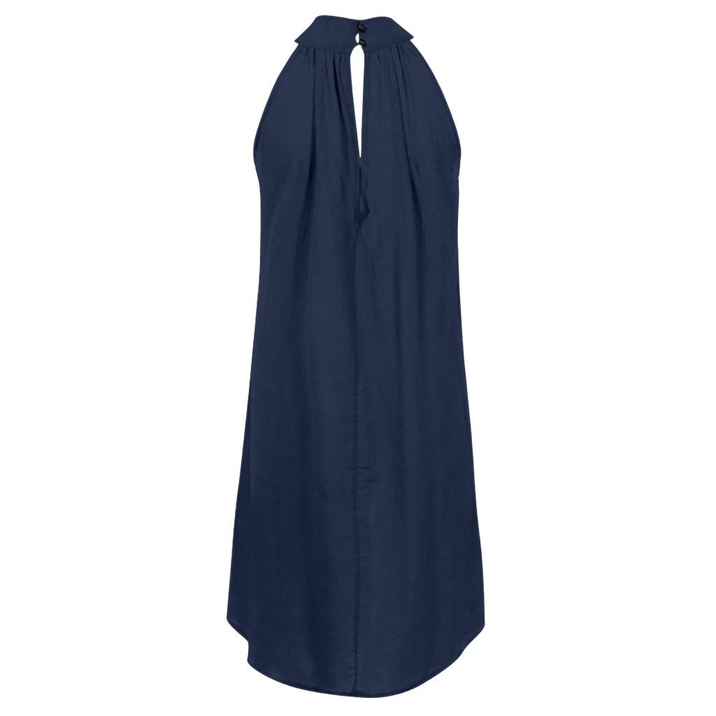 Elegant Women's Summer Cocktail Dress - Sleeveless Beach Party Dress for Holiday & Casual Wear | Perfect for Vacations, Weddings & Night Out Events