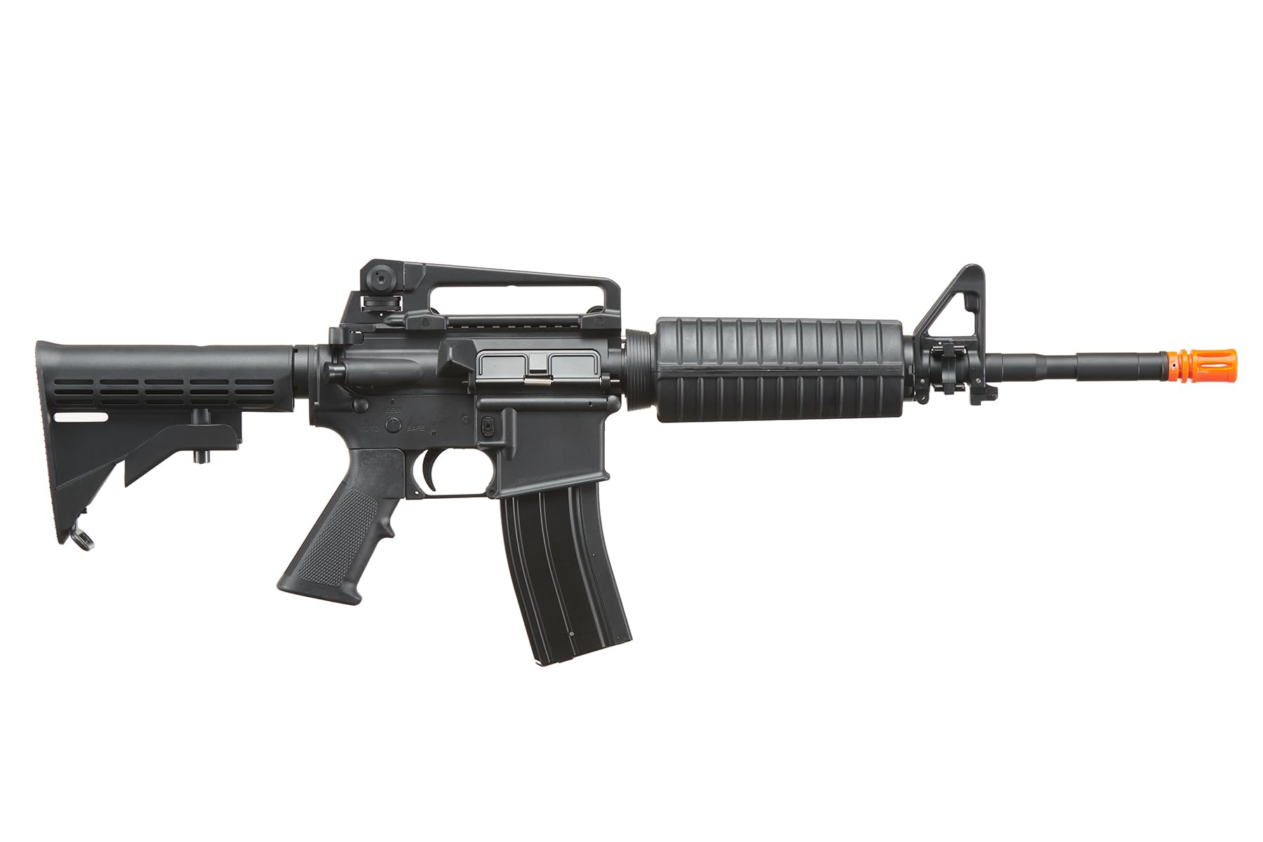 Lancer Tactical M4A1 Gas Blowback Airsoft Rifle - Full Metal RIS Rail System & Carbine Style | Perfect for MilSim, Tactical Training & Competitive Airsoft Games