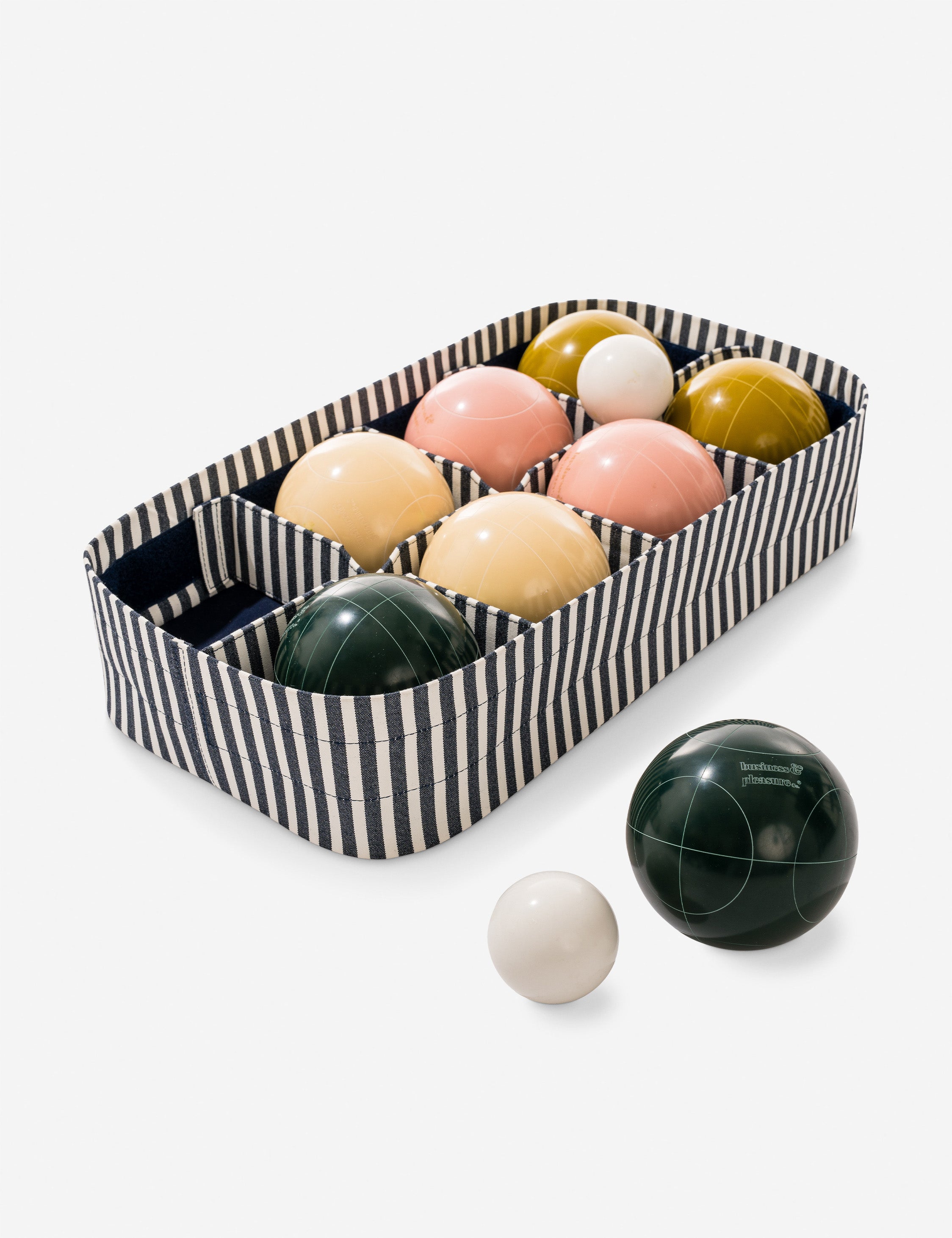 Premium Bocce Ball Set for Outdoor Games - 90mm Regulation Size with Carrying Case - Perfect for Backyard, Beach, and Picnic Fun by Business & Pleasure Co.