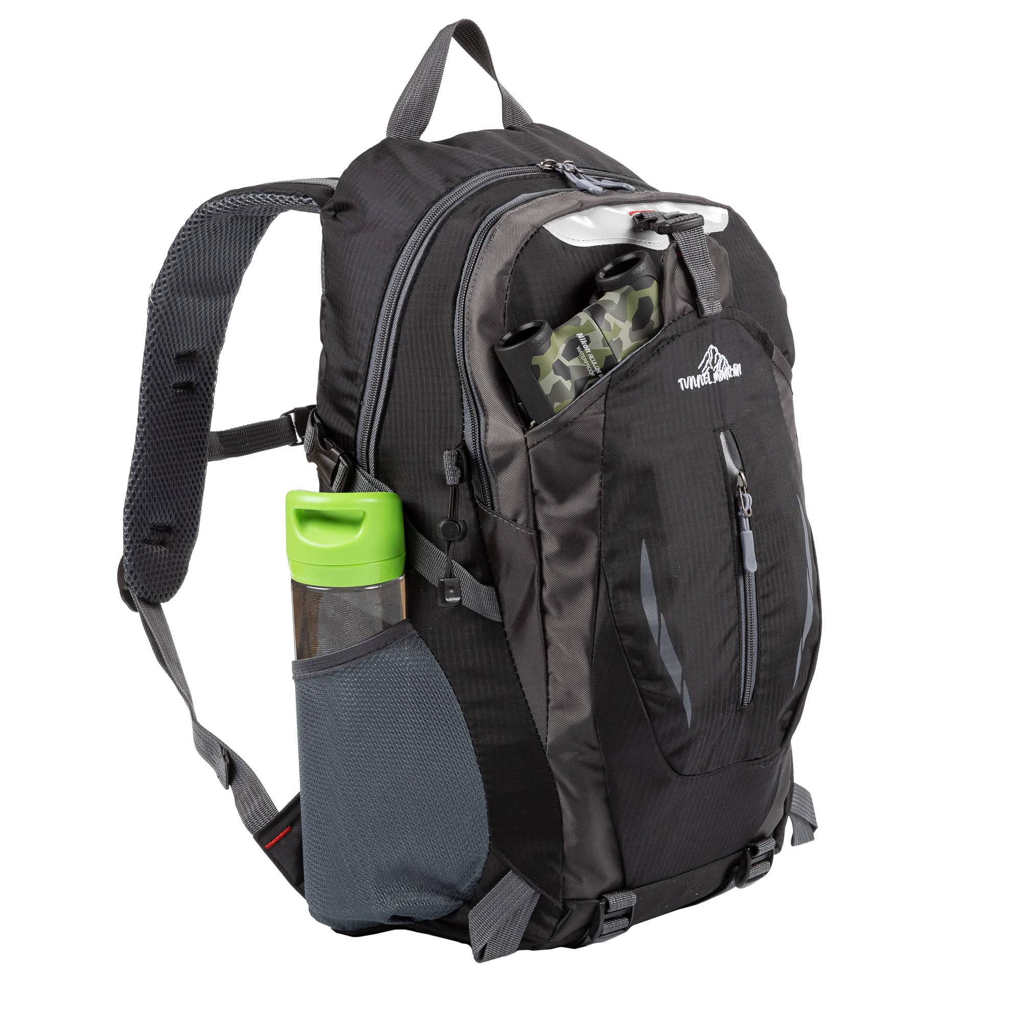 **20L Waterproof Hiking Backpack for Men & Women - Lightweight Travel Daypack for Outdoor Adventures, Camping & Daily Commute (Black)**