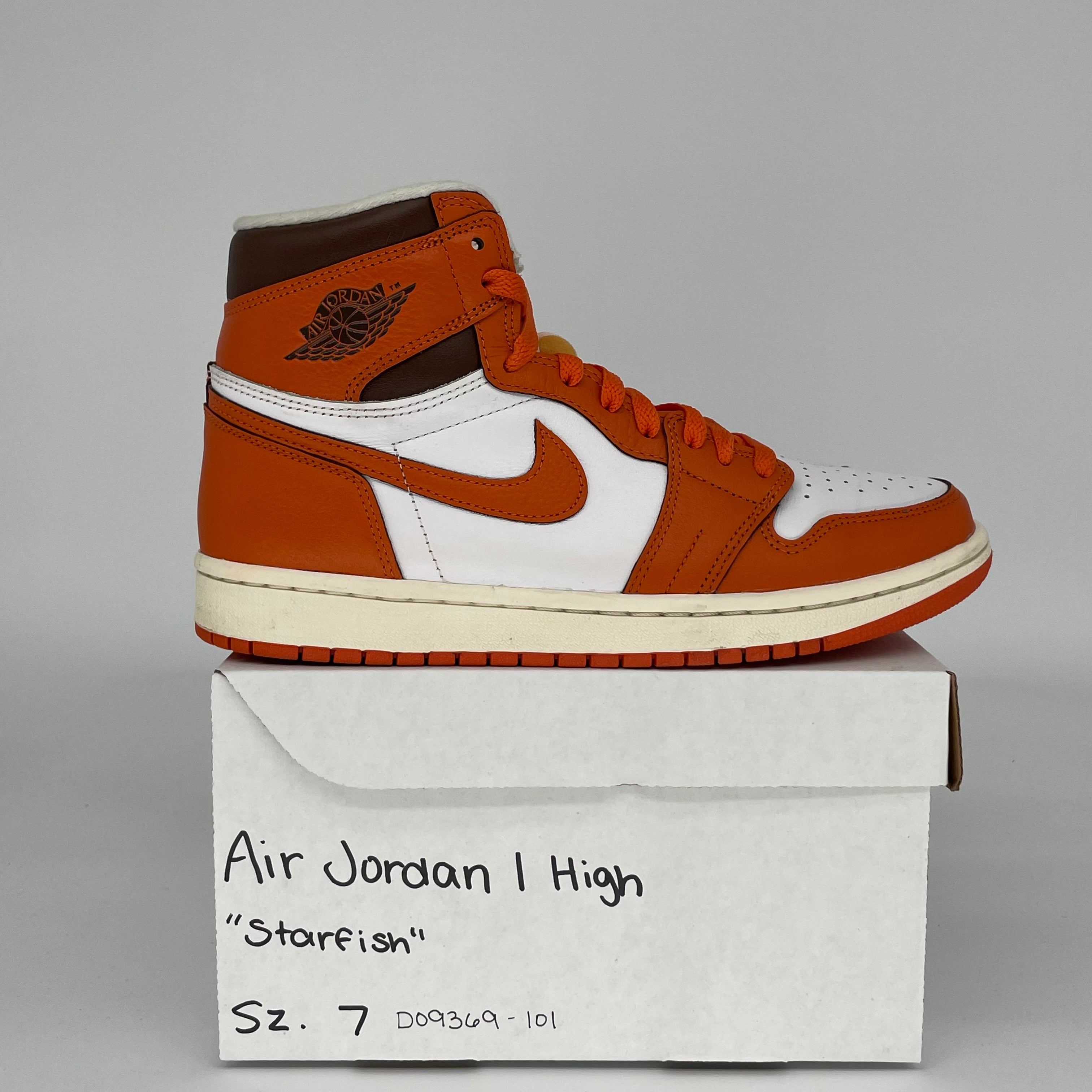 AIR JORDAN 1 STARFISH Women's Sneakers - Size 7/8.5W (DO9369-101) - Perfect for Casual Wear, Street Style & Basketball Fashion
